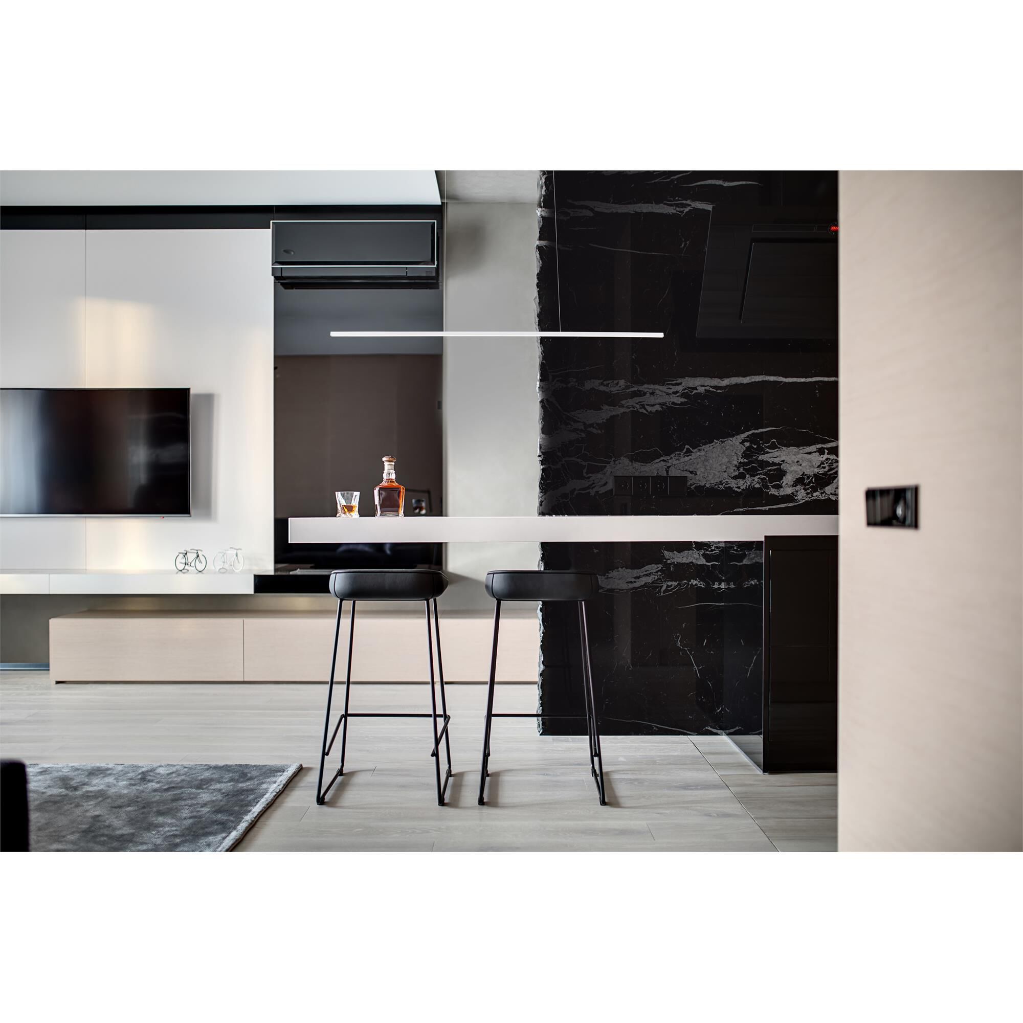 Shown in White finish