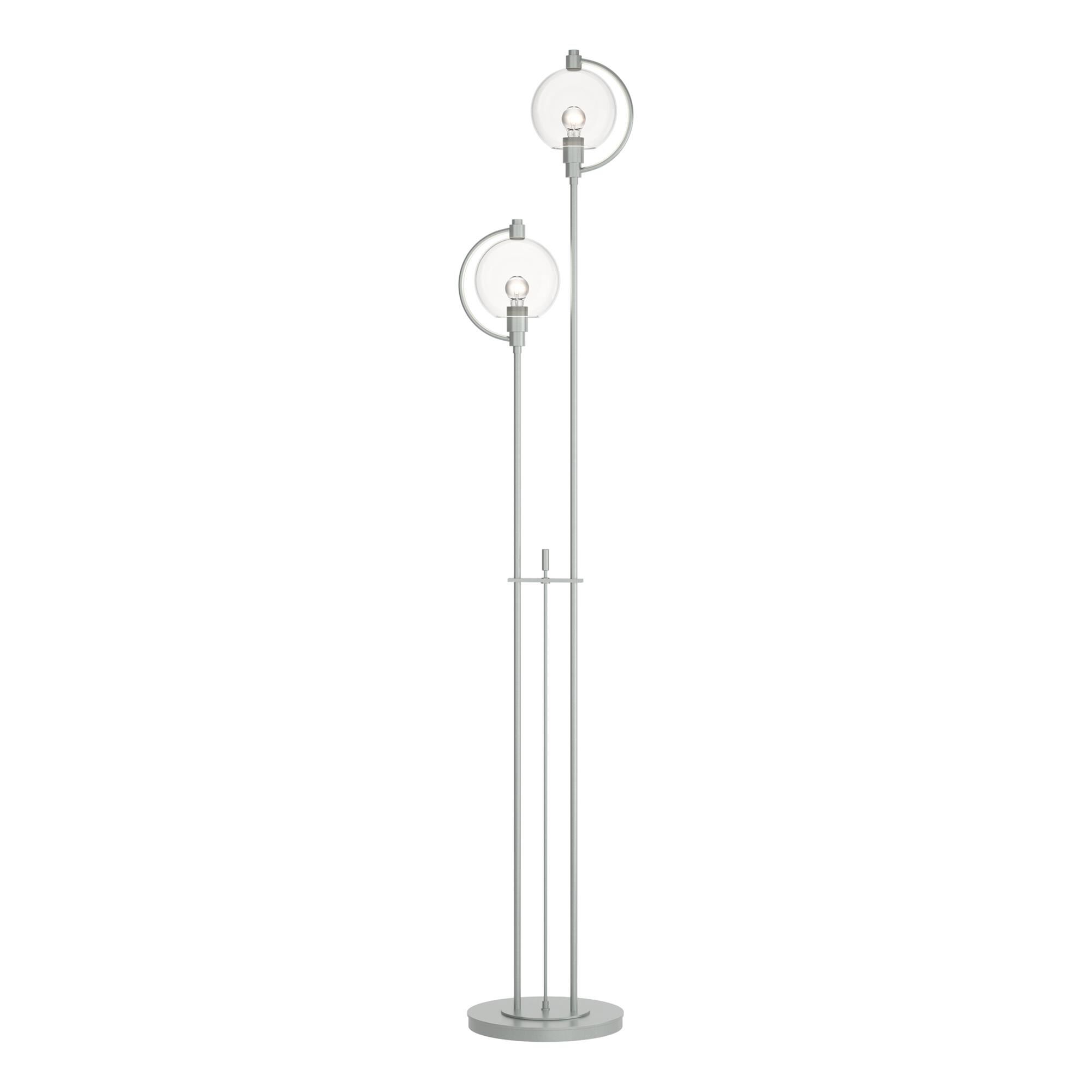 Shown in Vintage Platinum finish and Clear  glass
