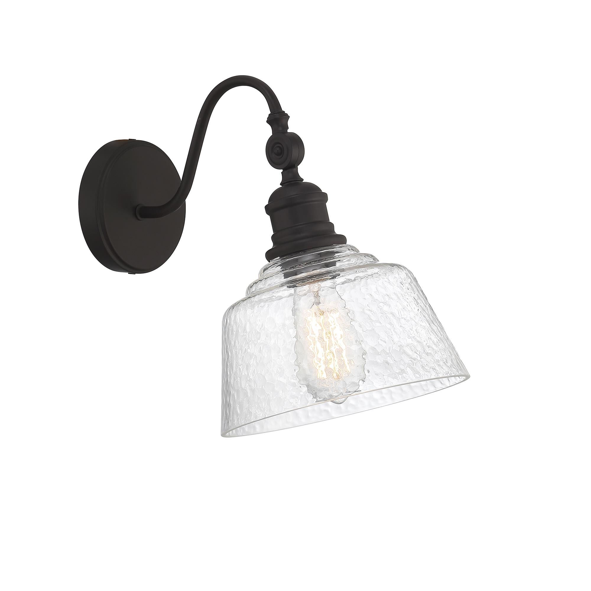 Shown in Oil Rubbed Bronze finish and Vintage glass