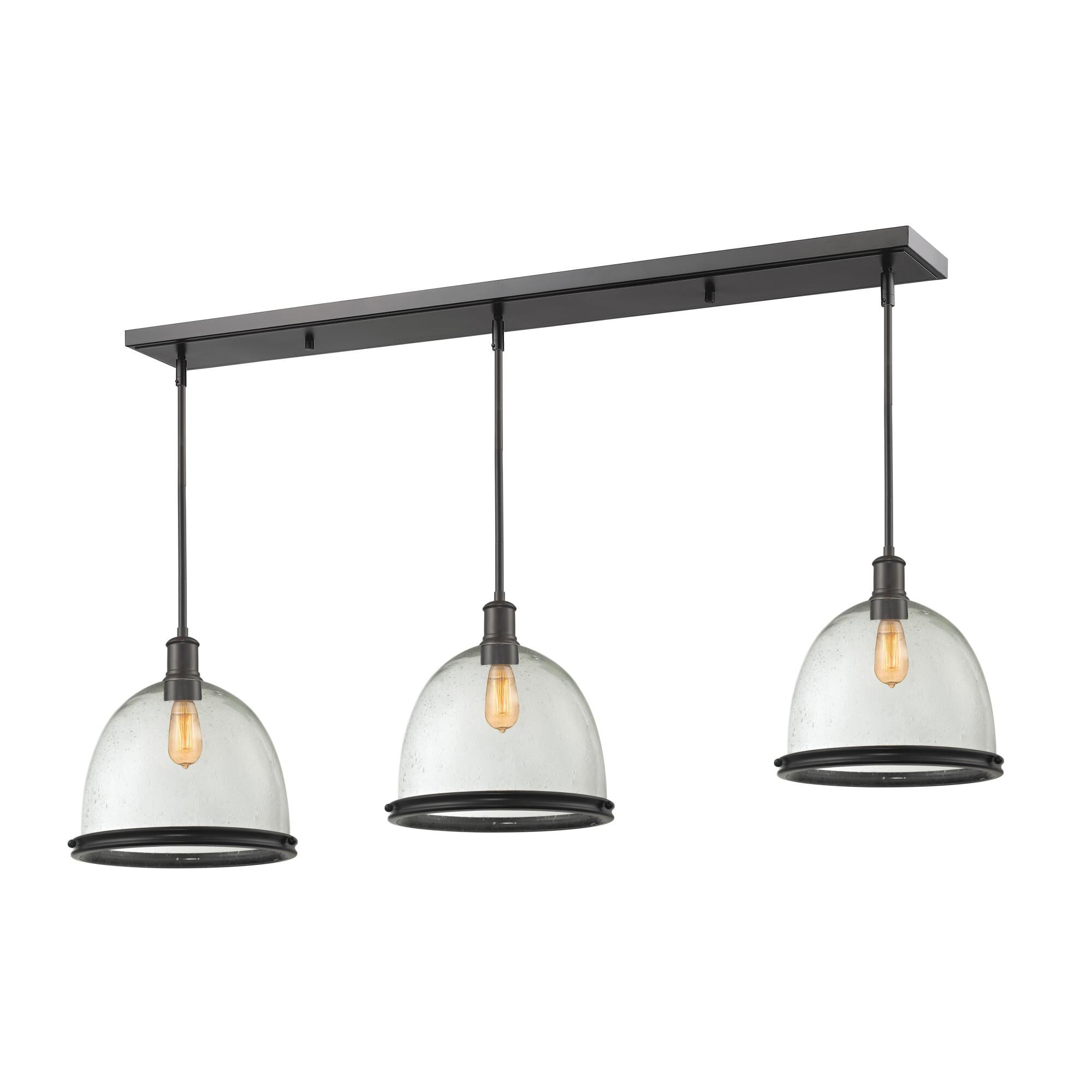 Mason 55 Inch 3 Light Linear Suspension Light by Z-Lite