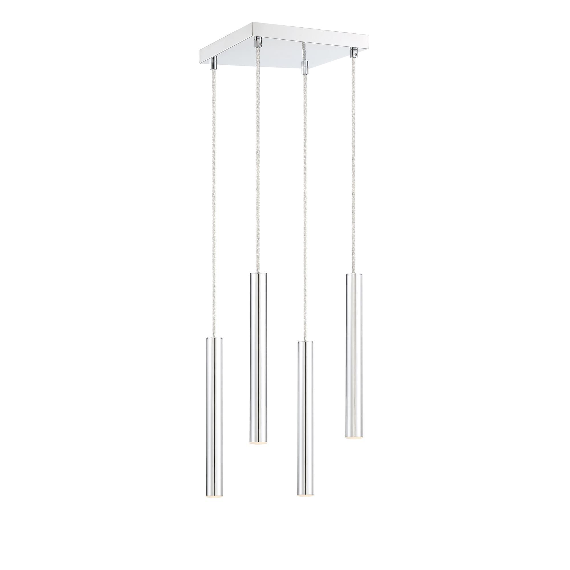 Shown in Chrome finish and Steel glass and Steel shade