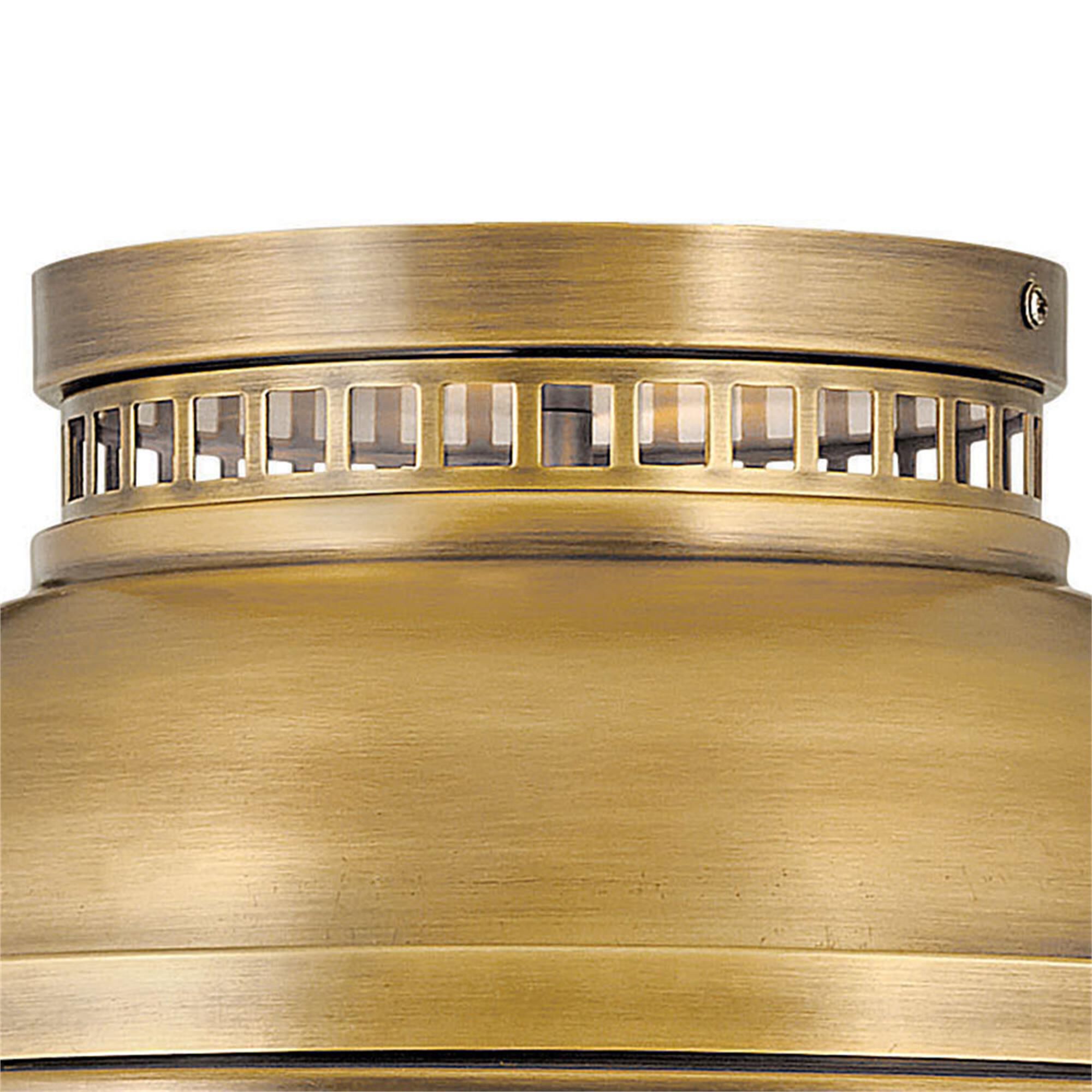 Emery 13 Inch 2 Light Flush Mount,