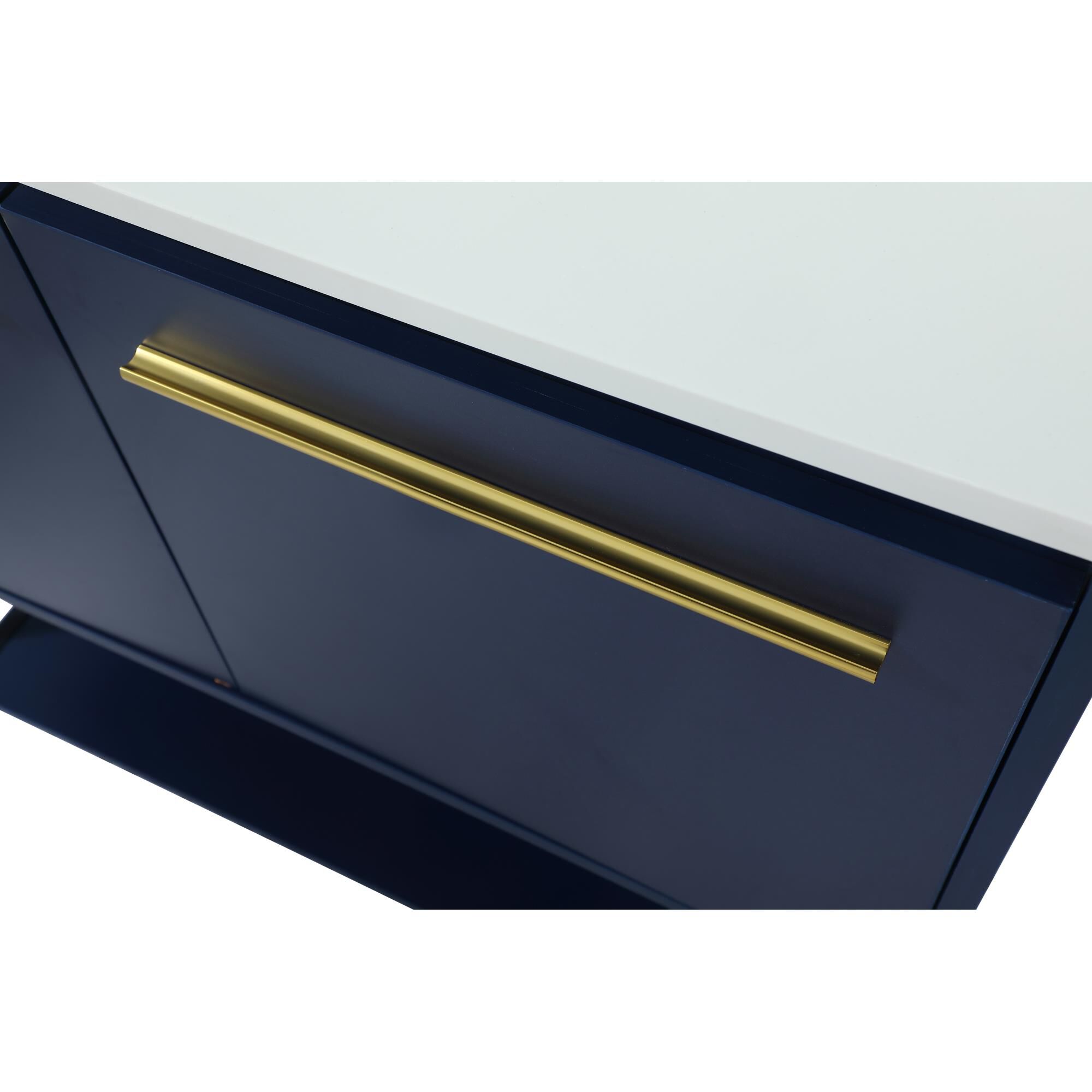 Shown in Blue finish