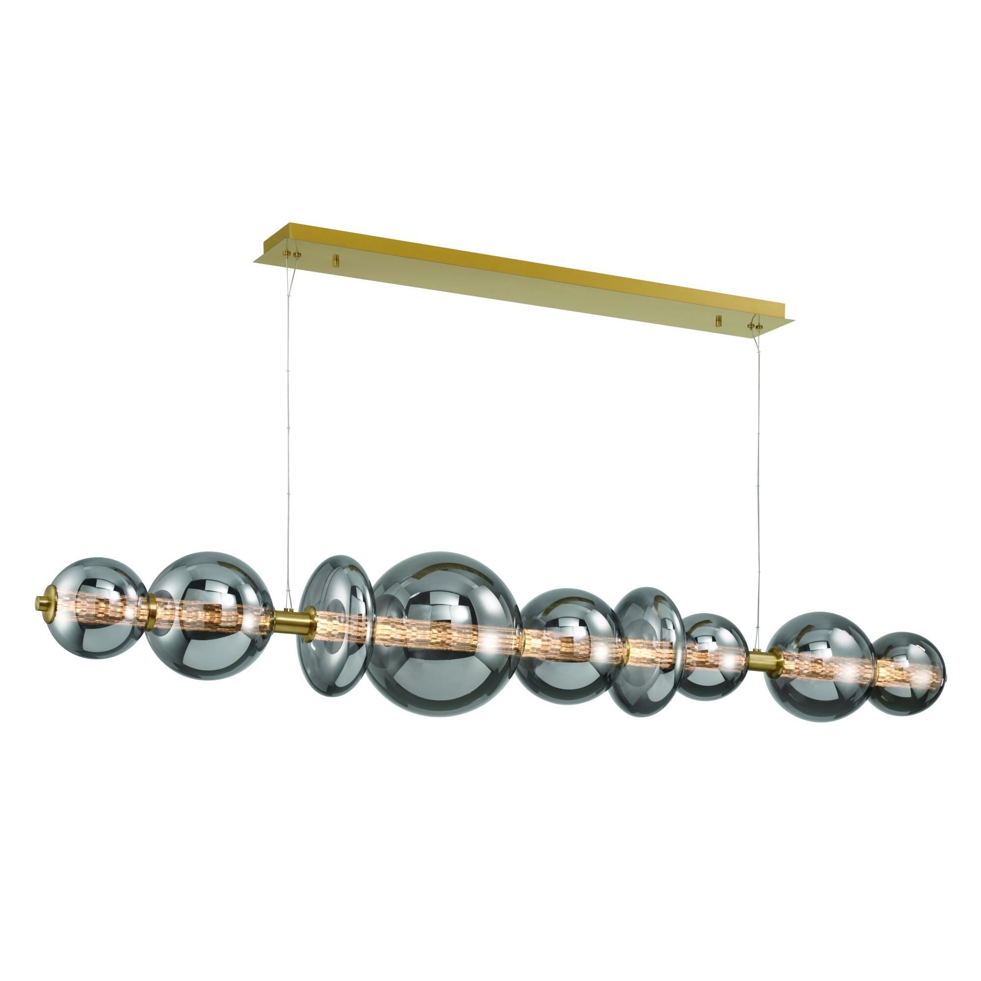 Atomo Large Linear Chandelier,