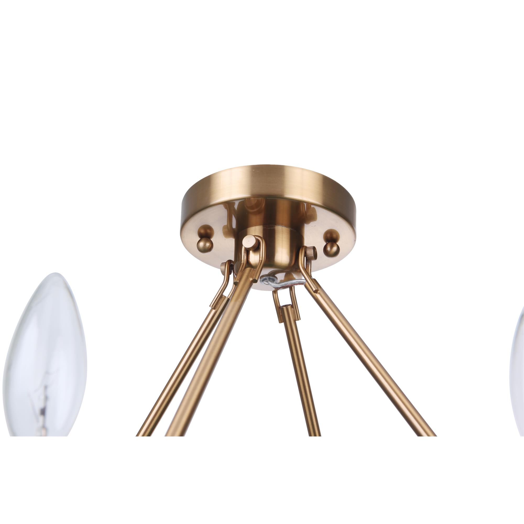 Larrson 17 Inch 6 Light Semi Flush Mount by Craftmade