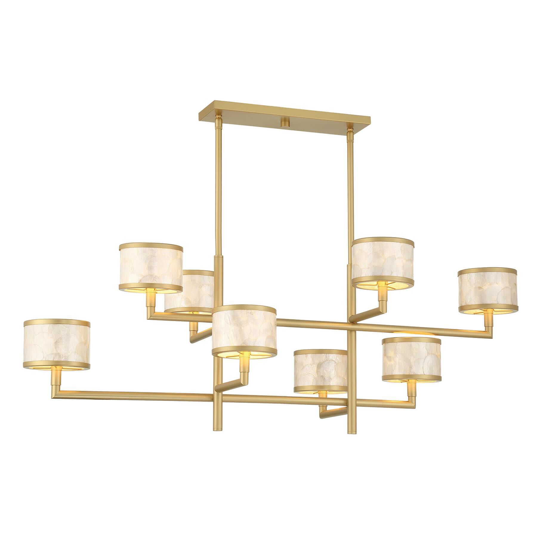 Shown in Spun Gold finish and Natural Shell shade