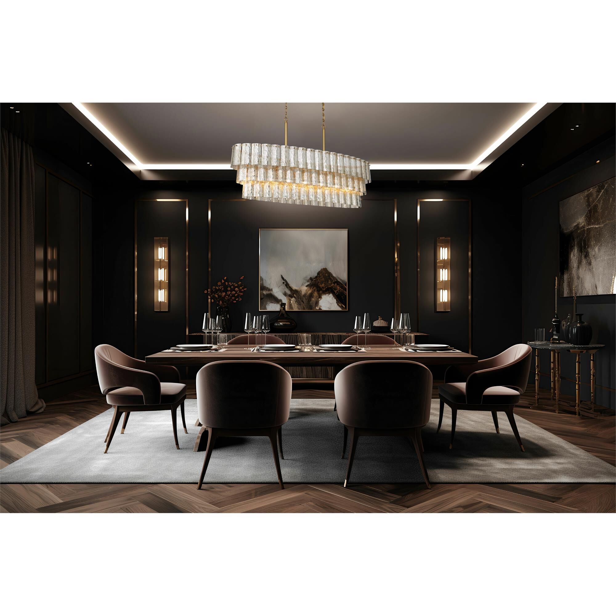 Museo Medium Linear Chandelier,