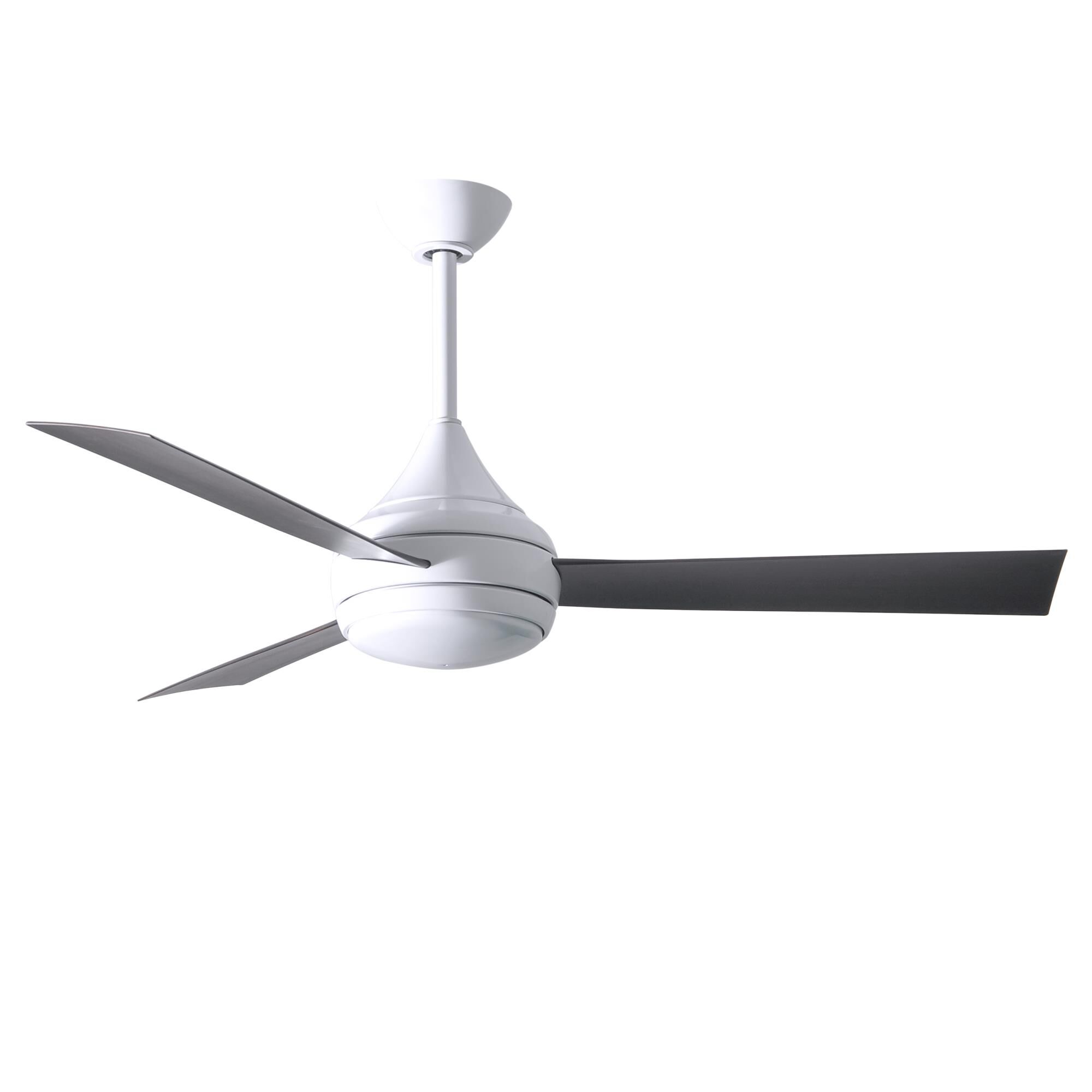 Donaire Outdoor Coastal Wet Rated 52 Inch Ceiling Fan with Light Kit by Matthews Fan Company