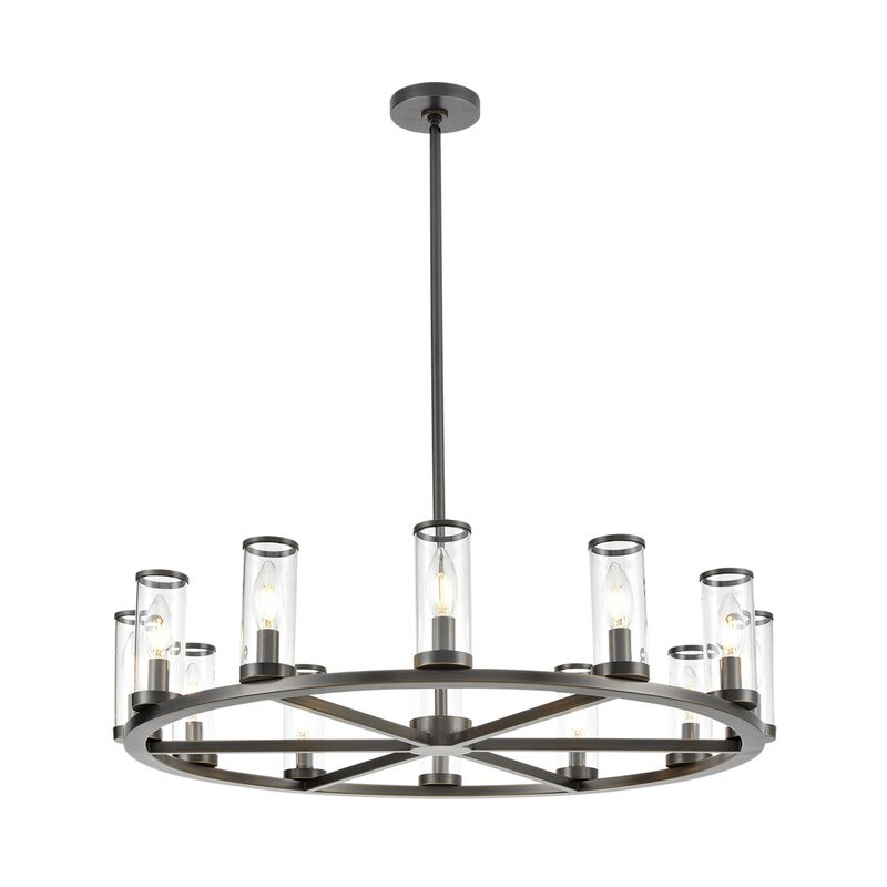 Revolve 33 Inch 12 Light Chandelier by Alora Lighting