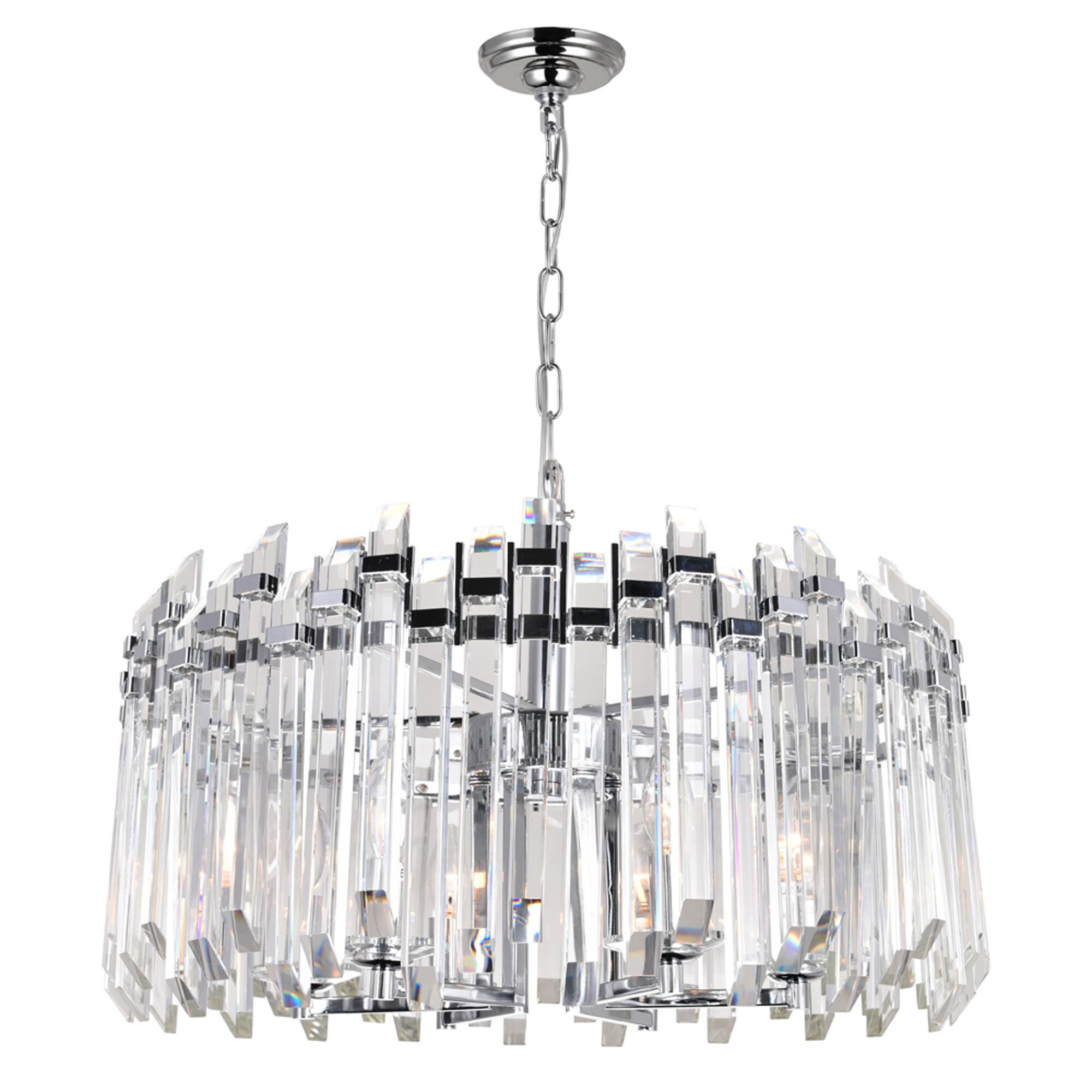 Henrietta 24 Inch 6 Light Chandelier by CWI Lighting