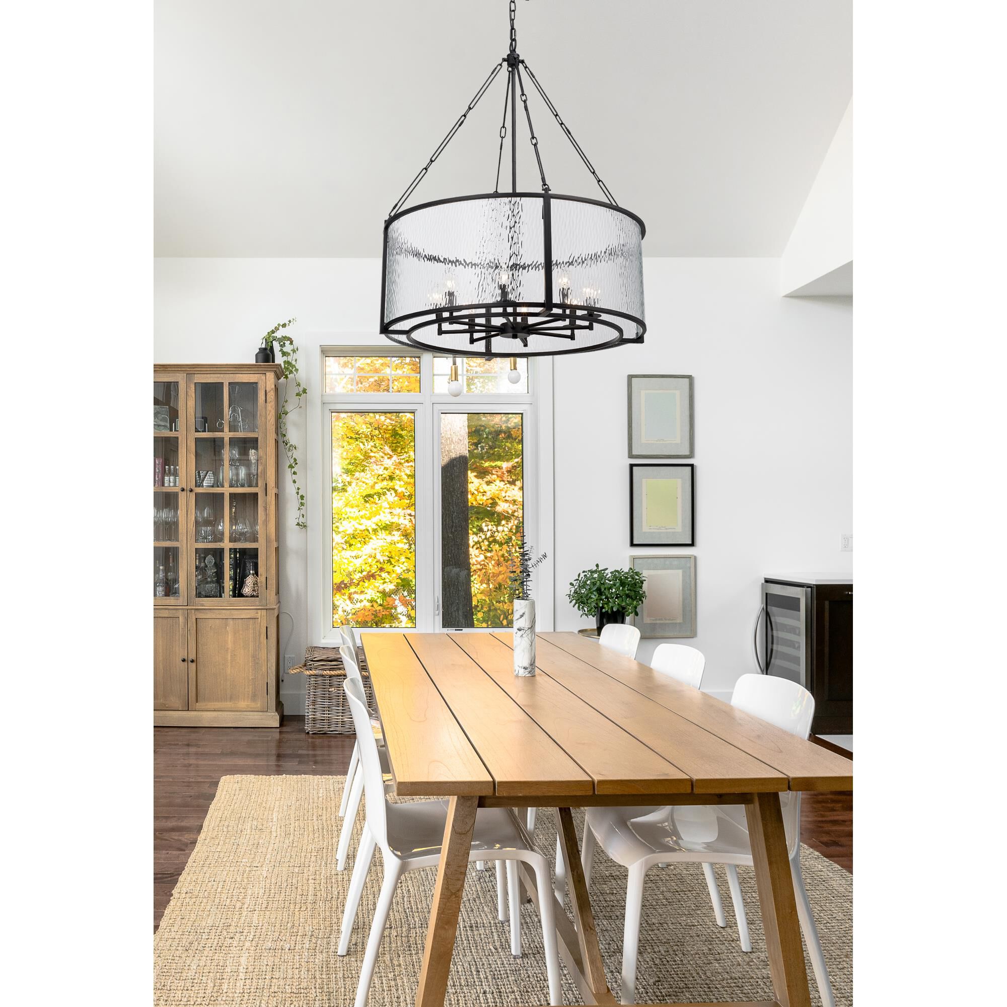 Barrington 32 Inch 8 Light Chandelier by Z-Lite