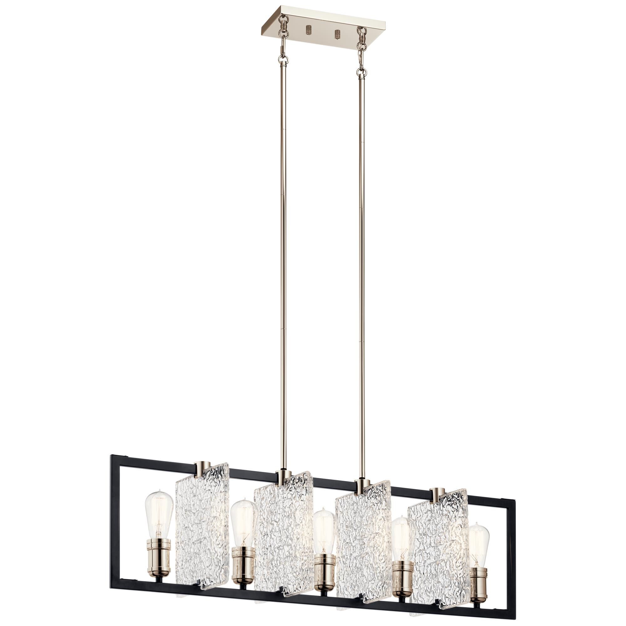 Forge 38 Inch 5 Light Linear Suspension Light by Kichler Lighting