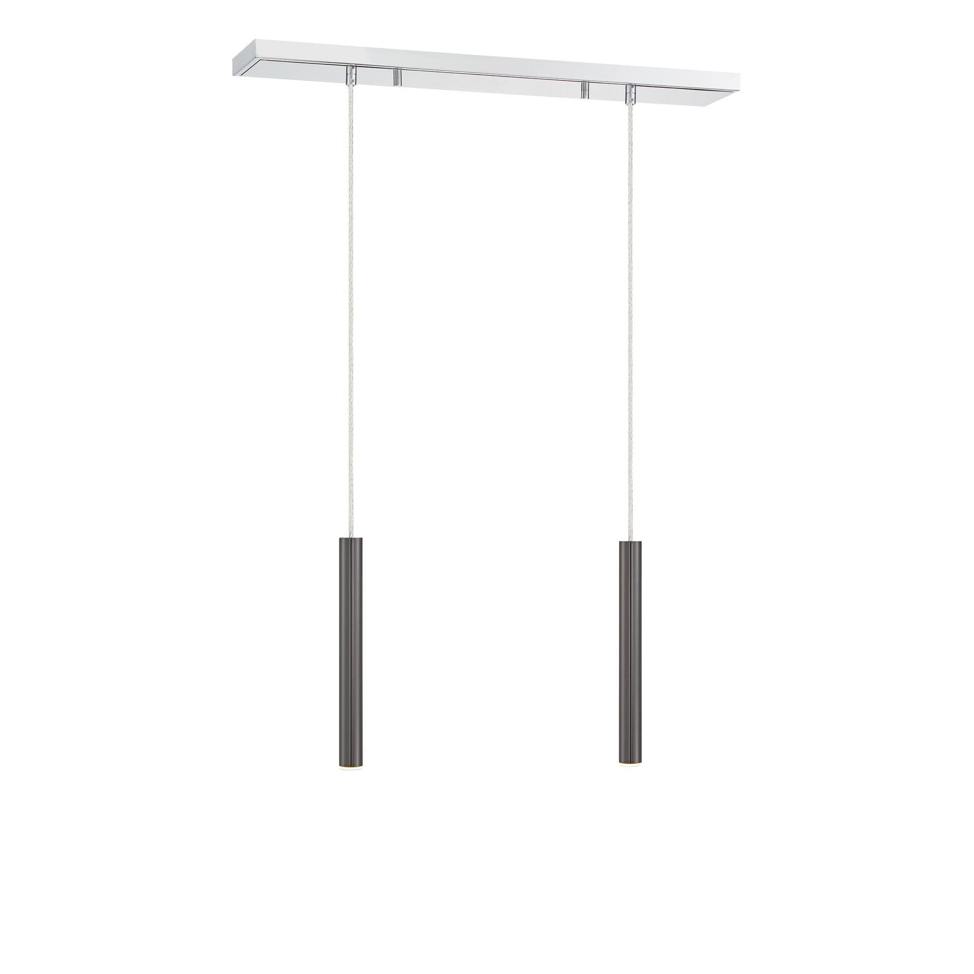 Forest 30 Inch 2 Light LED Linear Suspension Light by Z-Lite