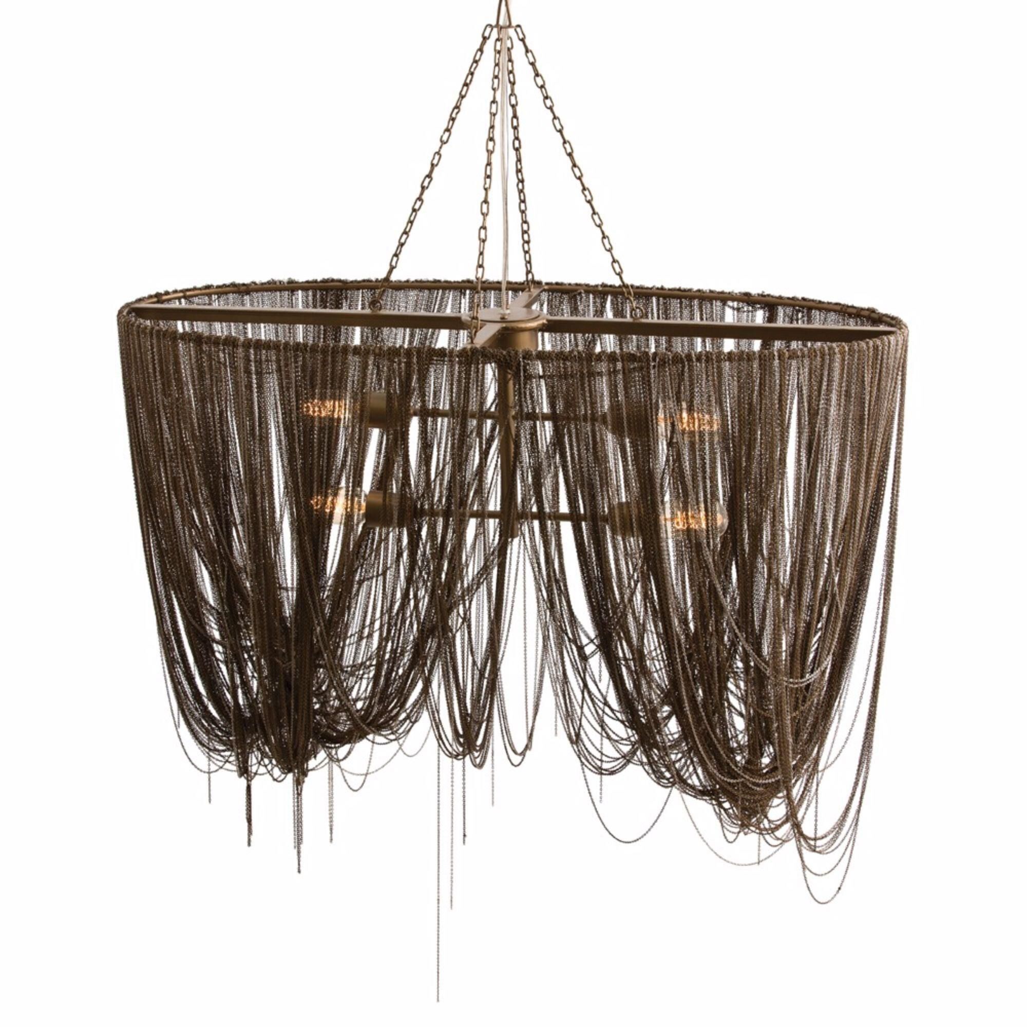 Layla 36 Inch 4 Light Chandelier by Arteriors Home