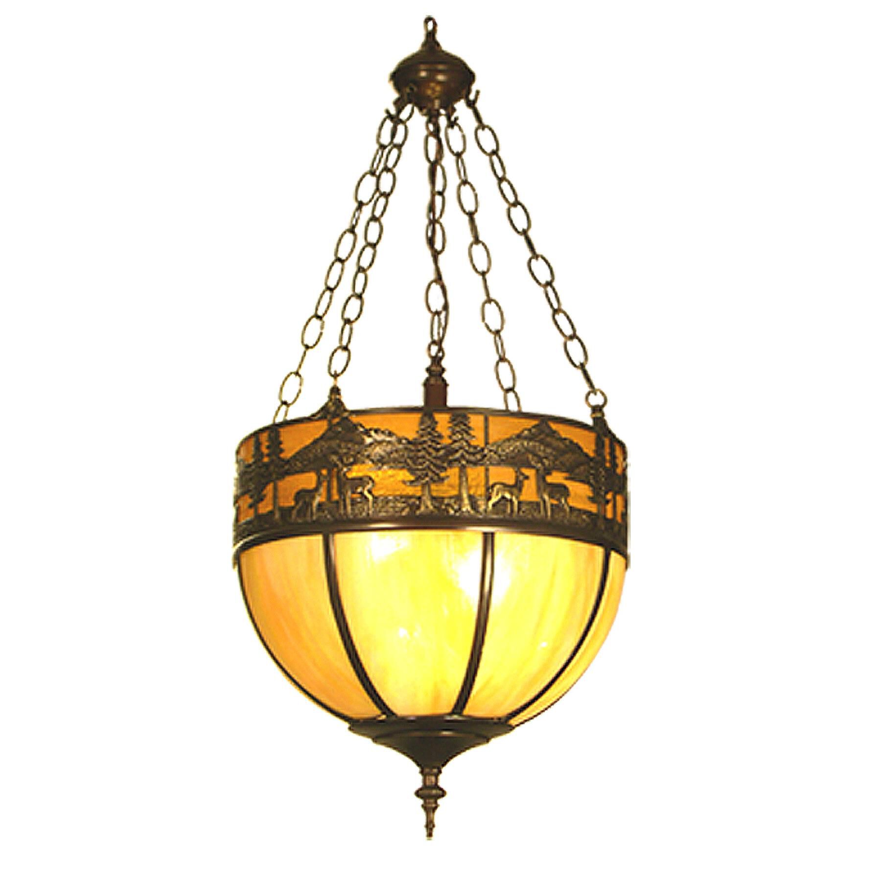 Deer Lodge 16 Inch Large Pendant by Meyda Lighting