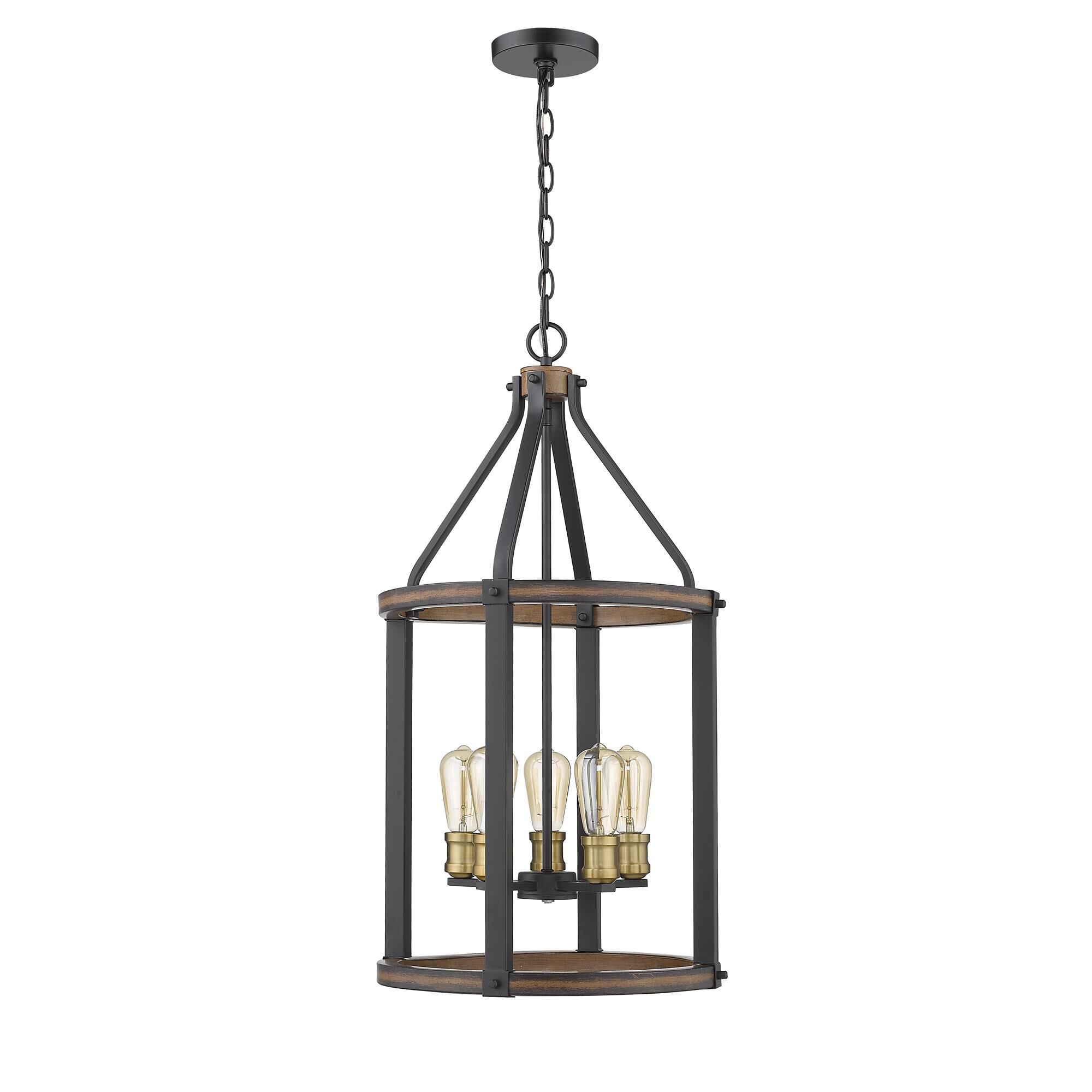 Shown in Rustic Mahogany finish and --- glass and --- shade