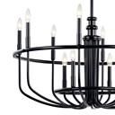 Capitol Hill 34 Inch 12 Light Chandelier by Kichler Lighting