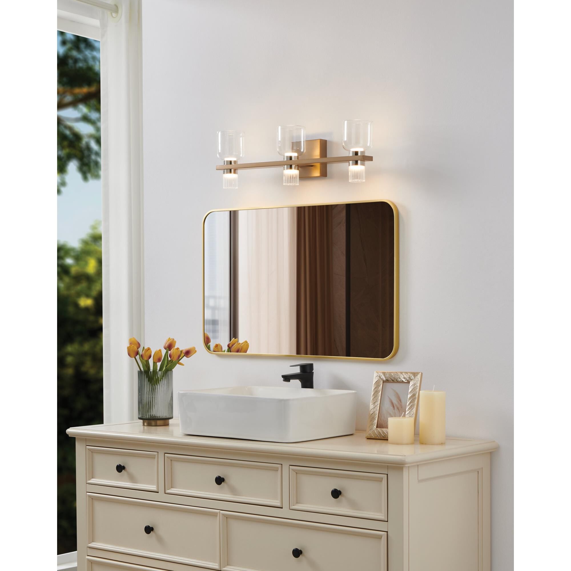 Amelia 24 Inch Bath Vanity Light by Eglo Lighting
