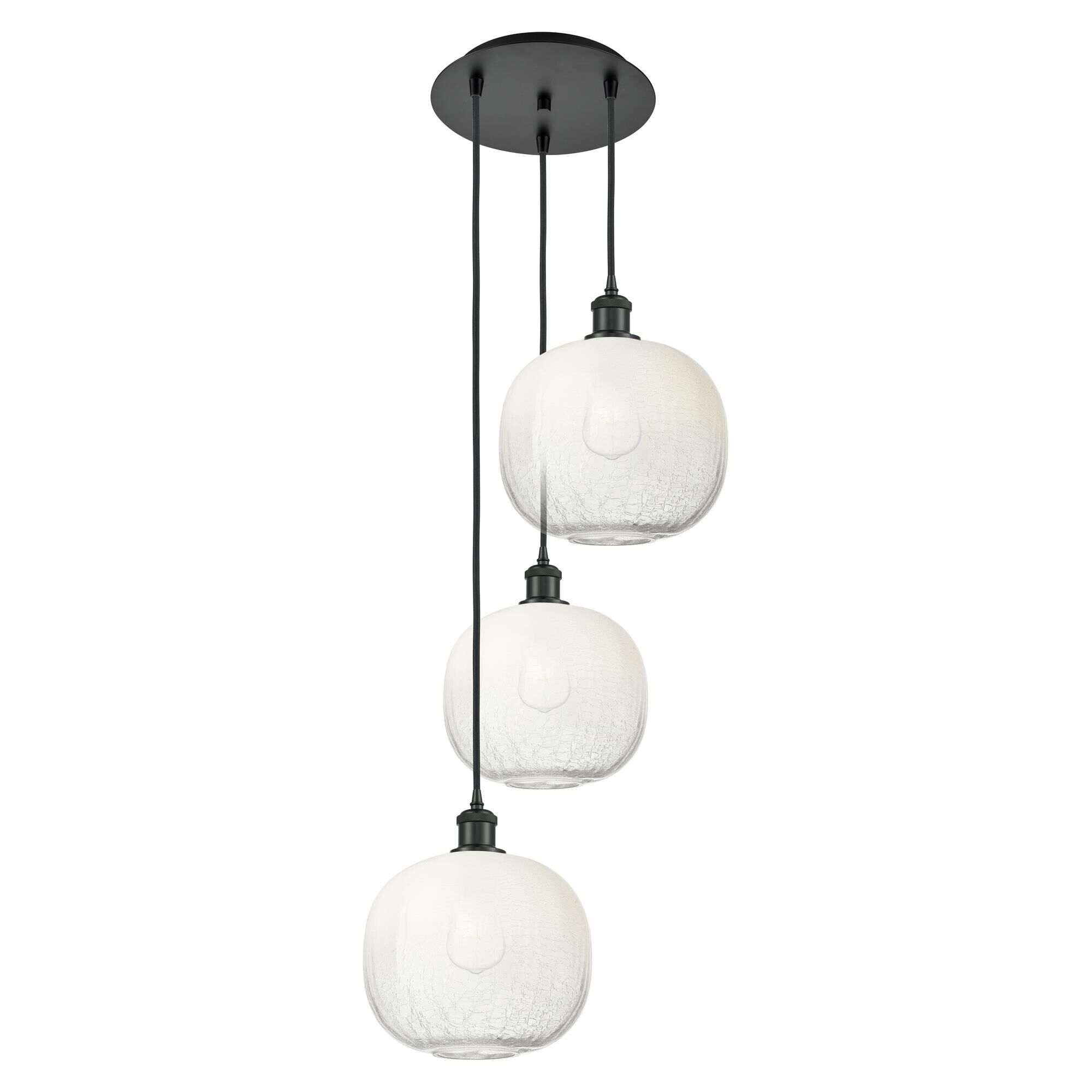 Shown in Matte Black finish and Opal glass