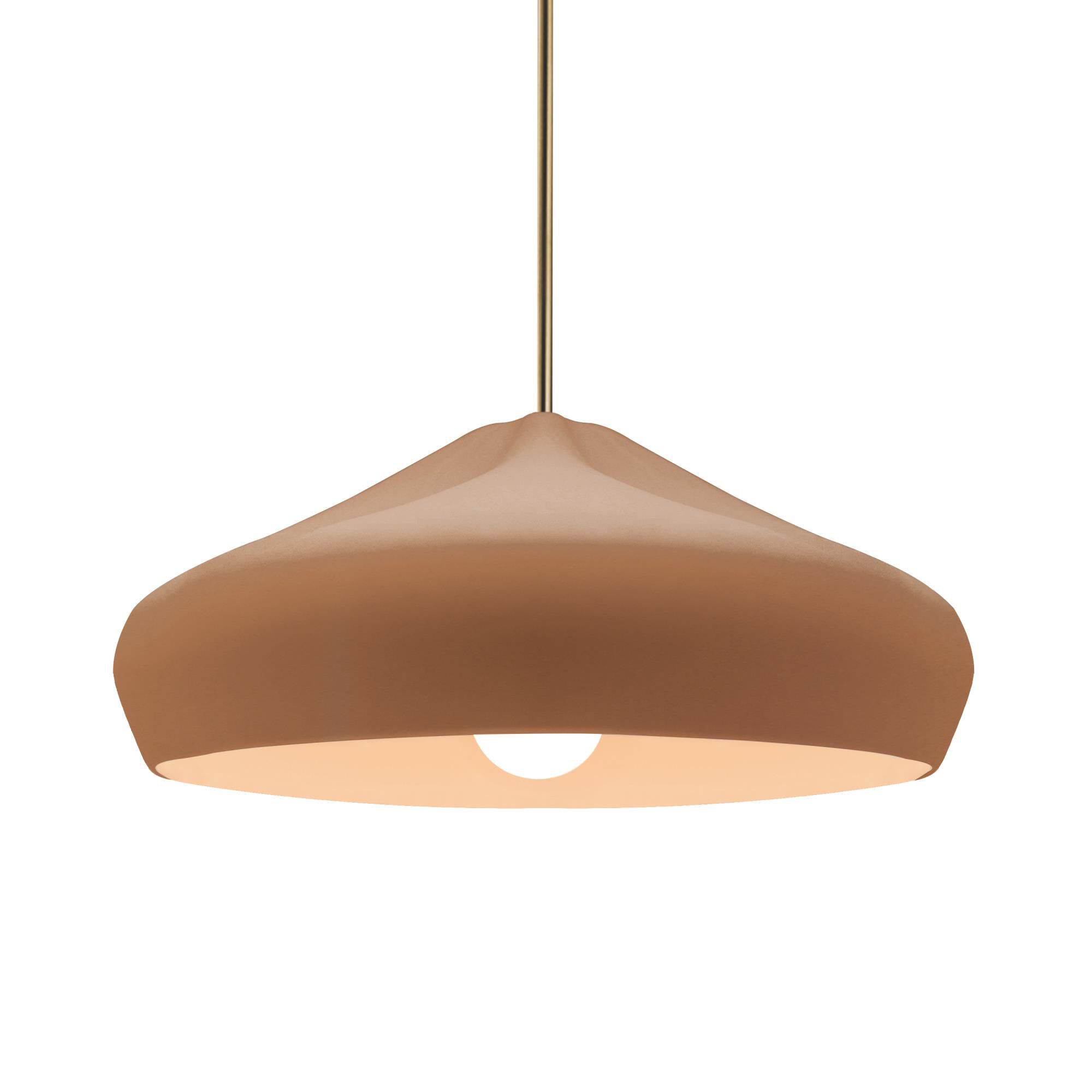 Radiance Crease 15 Inch Large Pendant by Justice Design Group