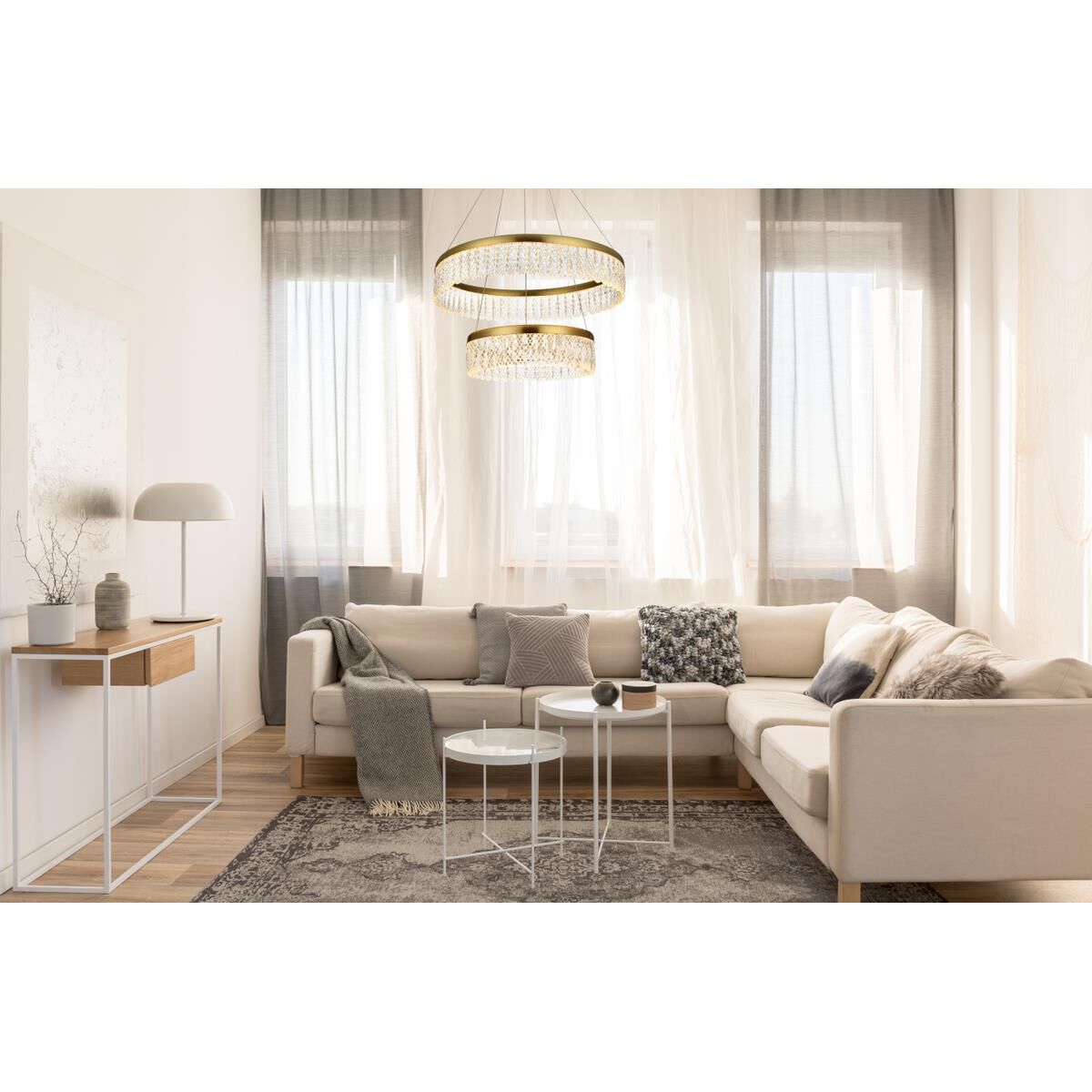 Rune 24 Inch Chandelier by Elegant Lighting