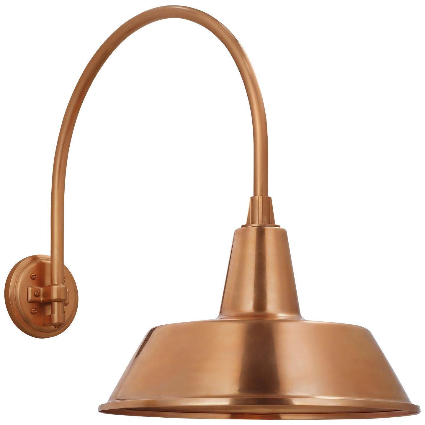 Shown in Soft Copper finish and Copper shade