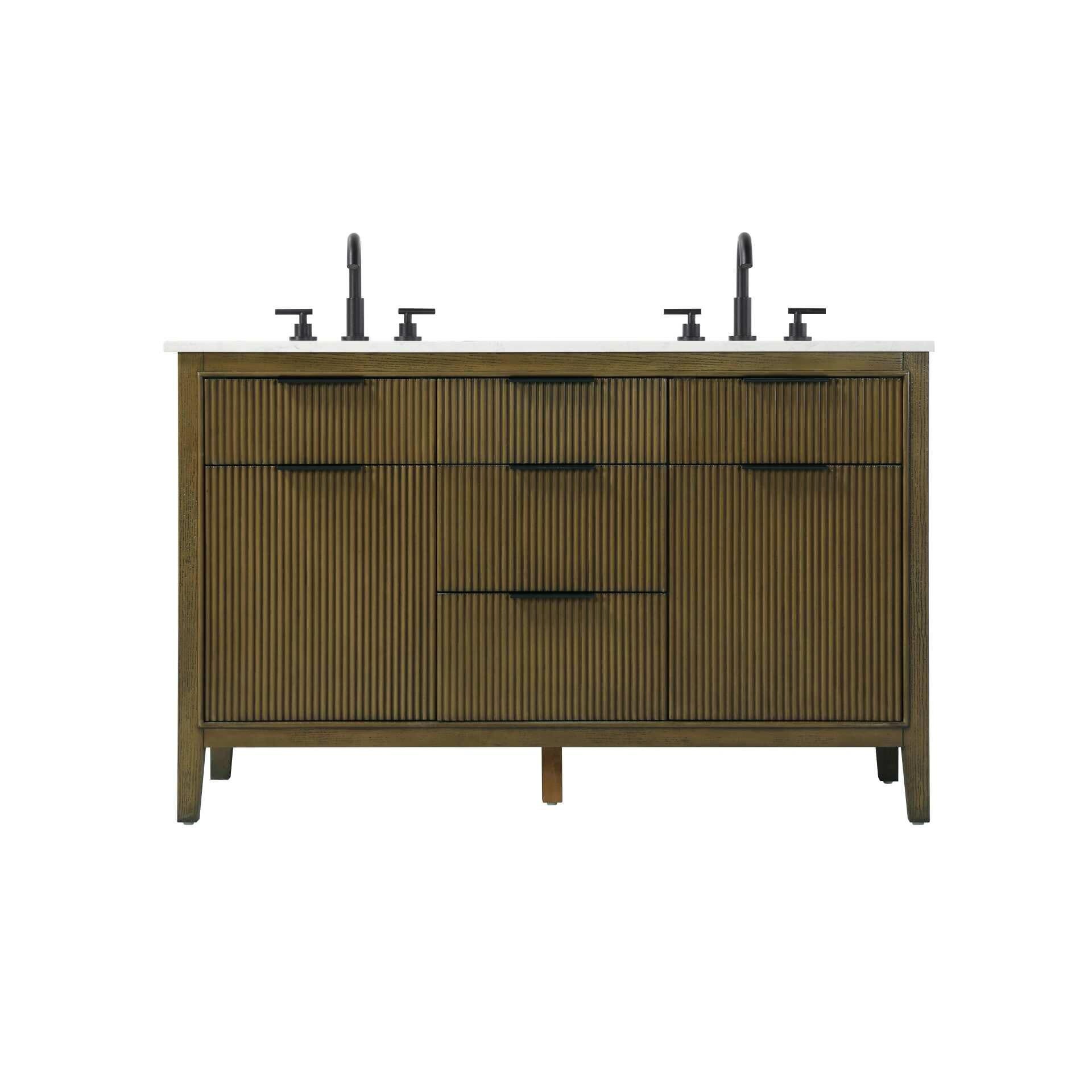 Langston 54 Inch Bath Vanity by Elegant Decor