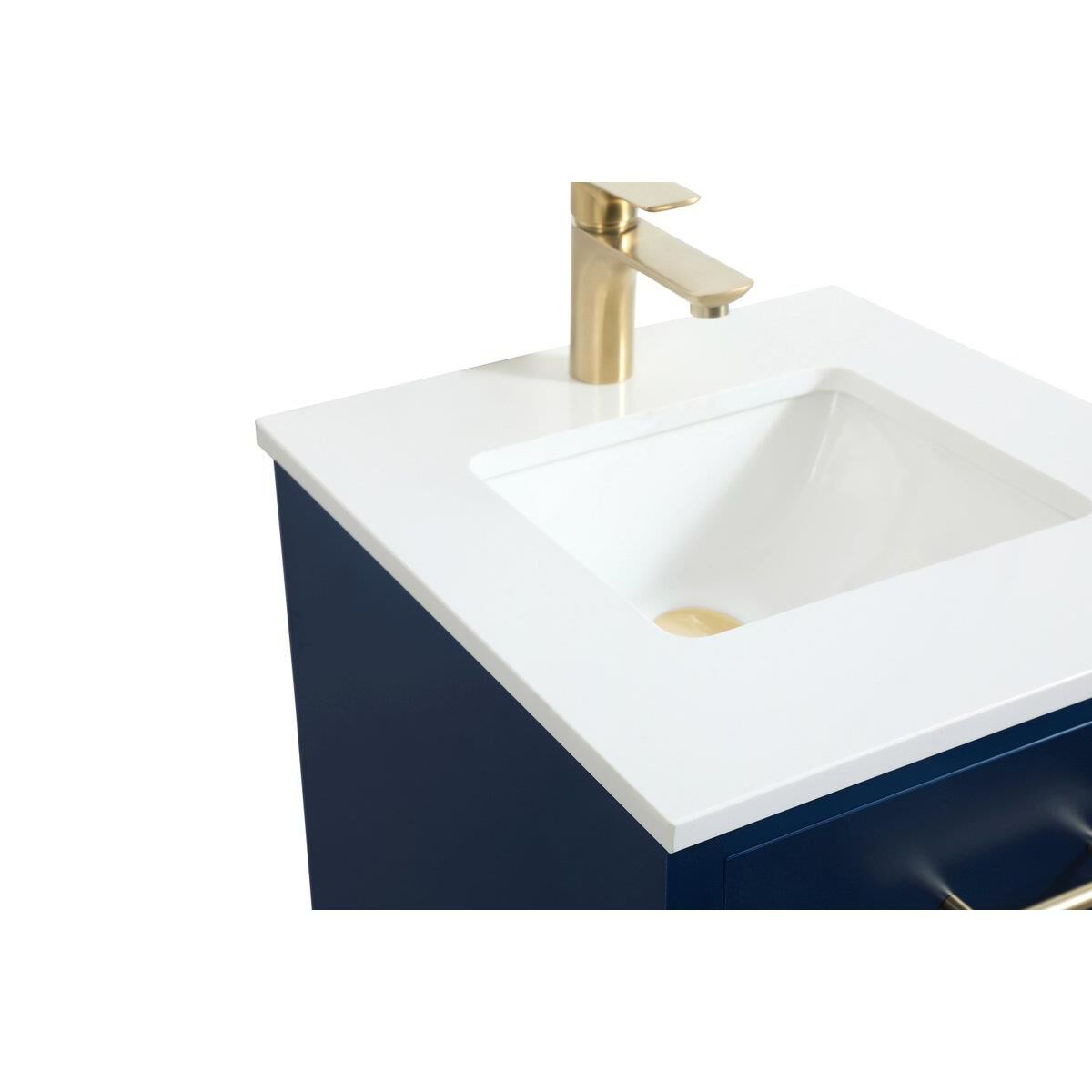 Shown in Blue finish