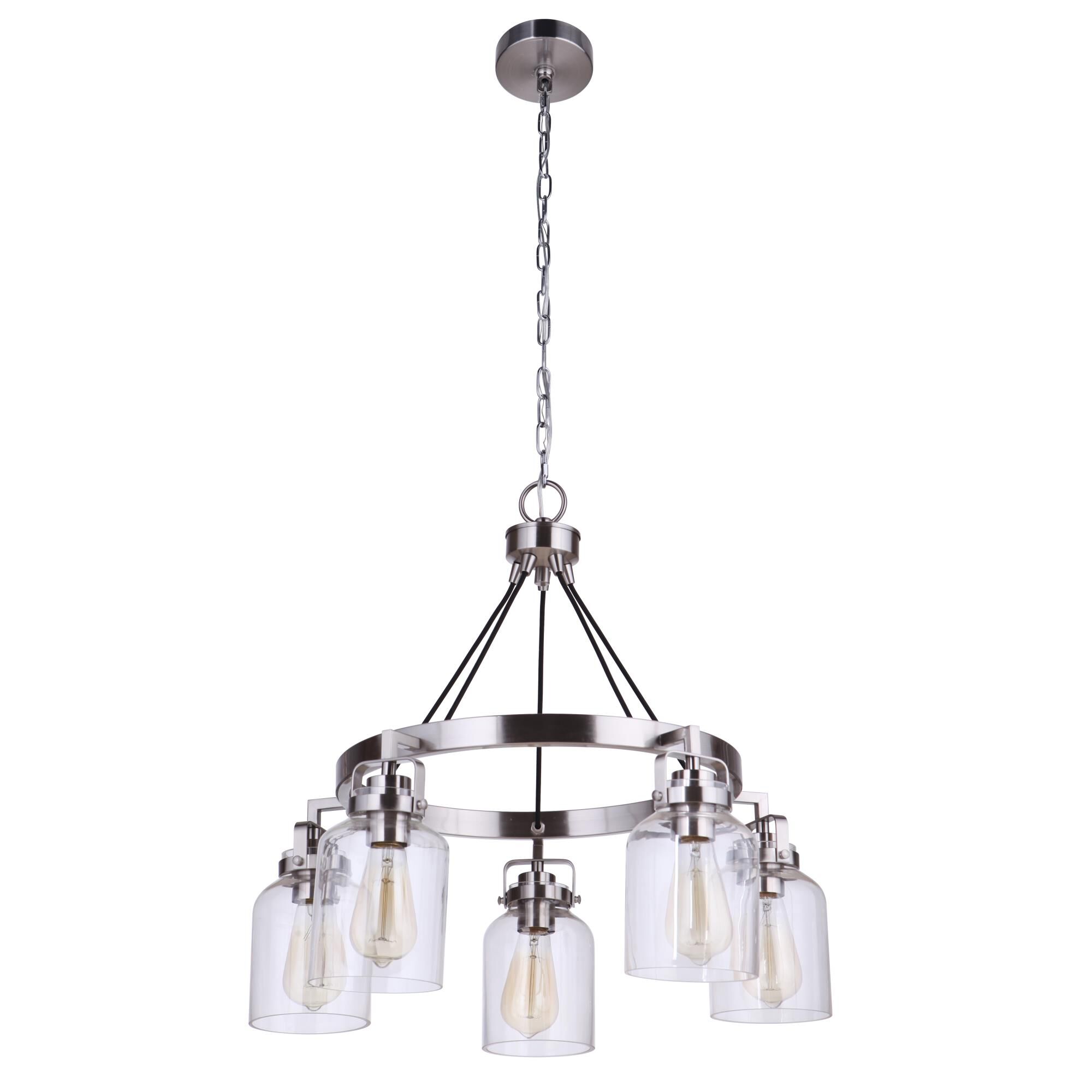 Foxwood 24 Inch 5 Light Chandelier by Craftmade