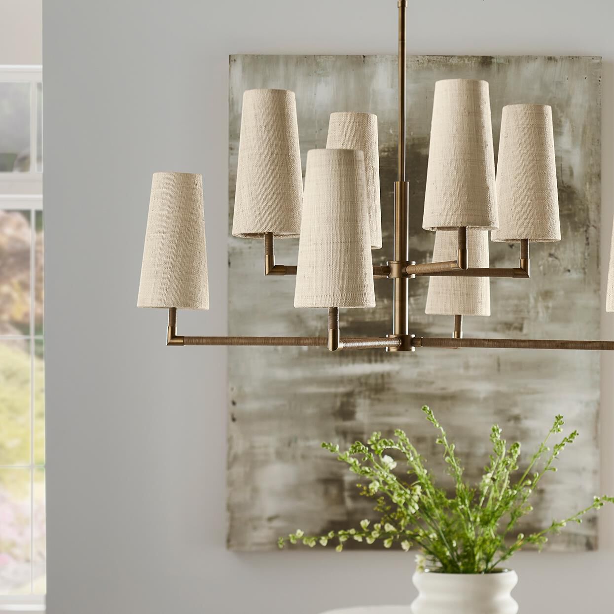 Irving 49 Inch Chandelier by Palecek