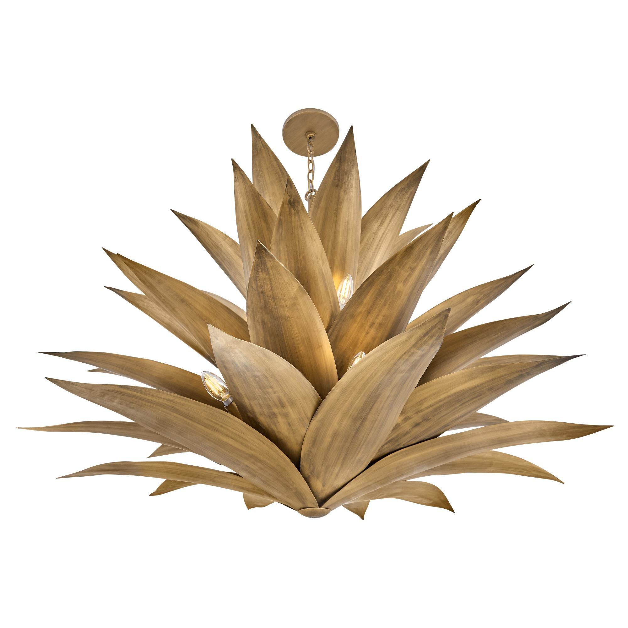 Agave 45 Inch 12 Light LED Chandelier by Fredrick Ramond