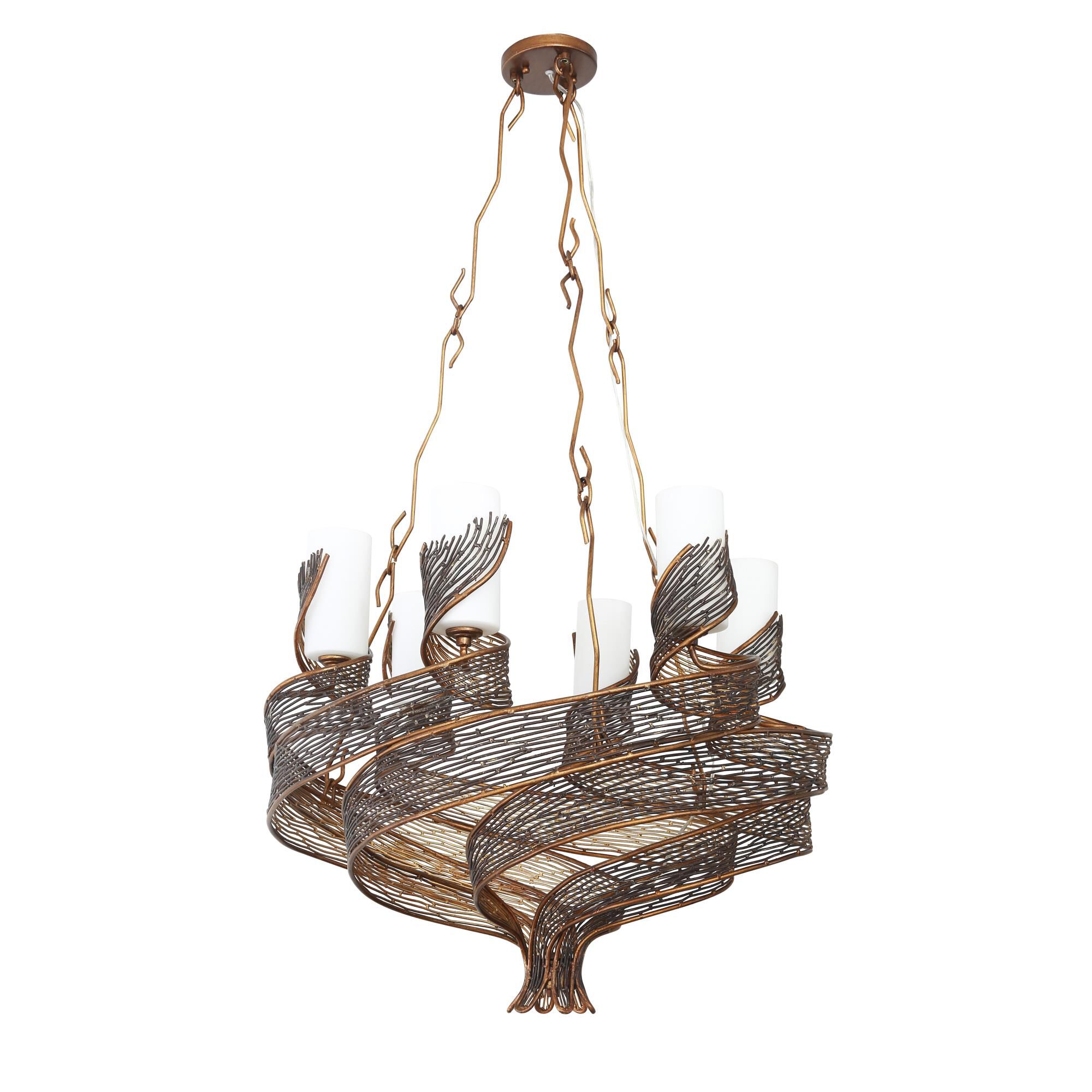 Flow 29 Inch 6 Light Chandelier by Varaluz