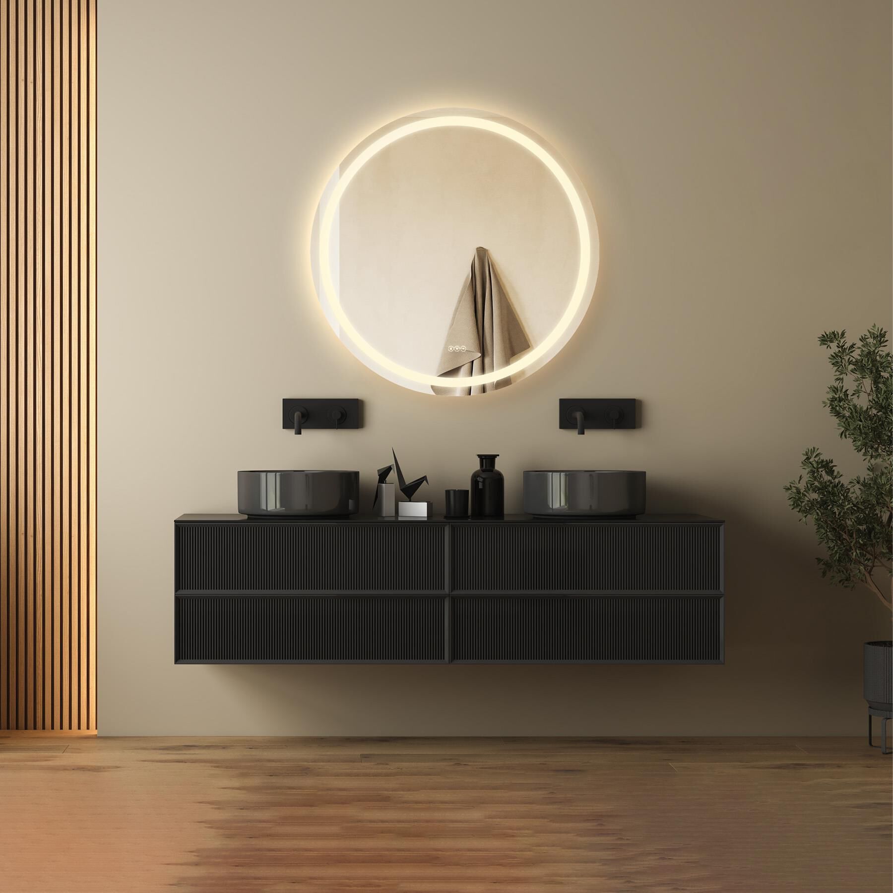 Beckett 32 Inch LED Lighted Mirror by Savoy House