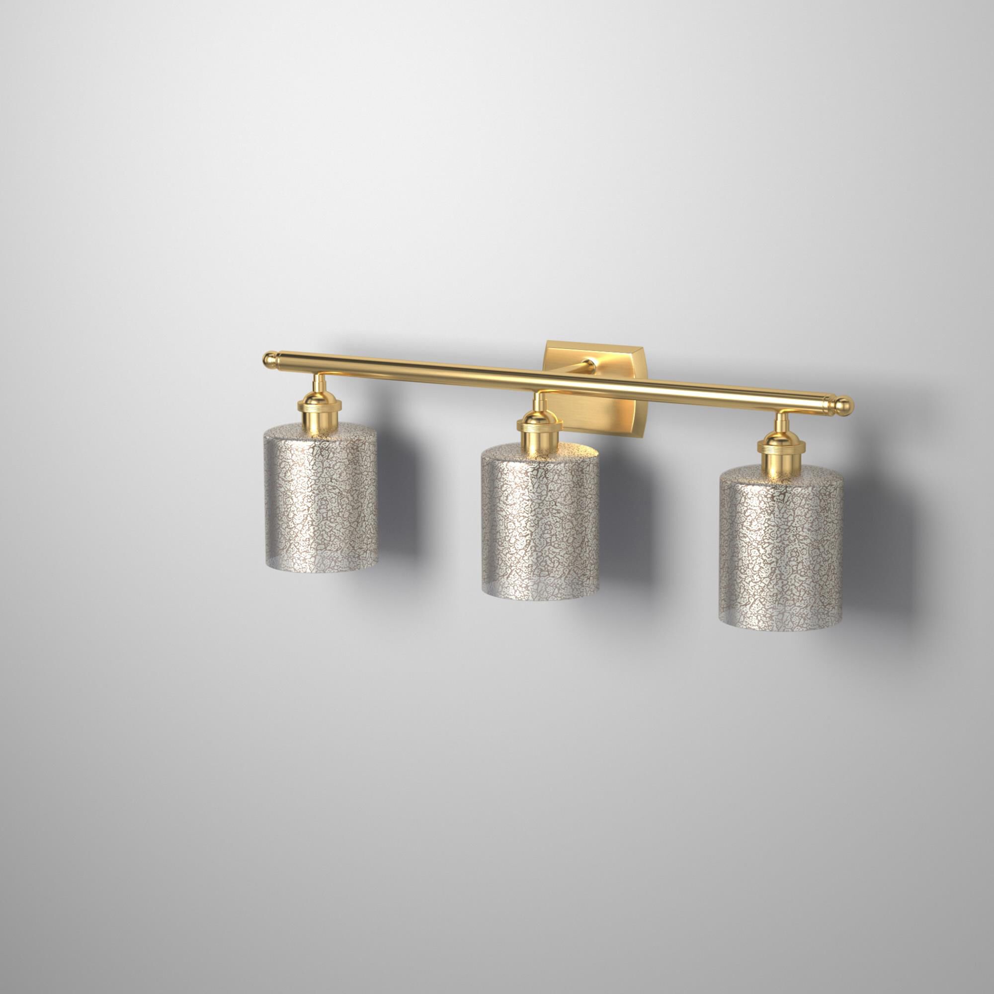 Shown in Satin Gold finish and Mercury CoSGleskill glass