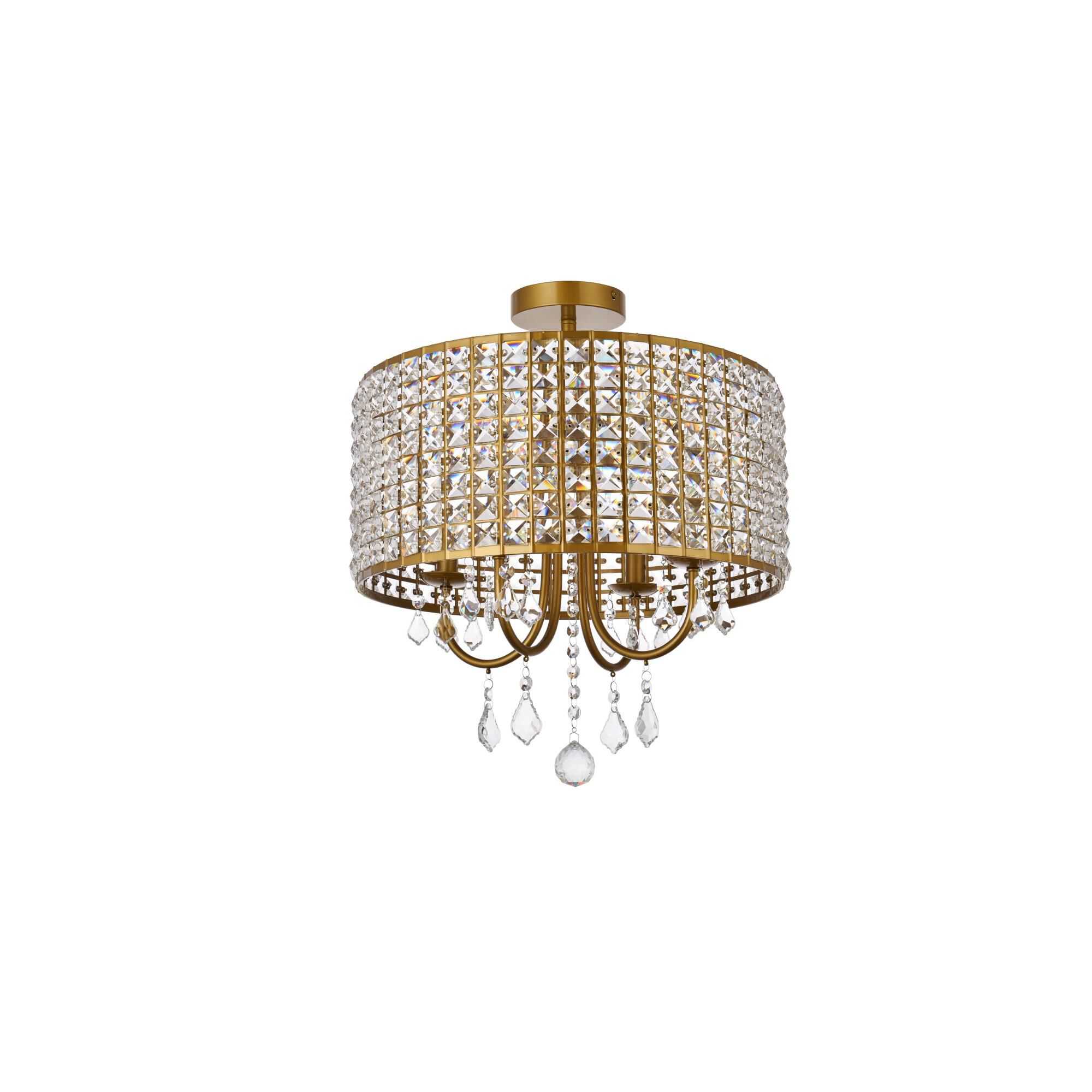 Elise Semi Flush Mount by Elegant Lighting