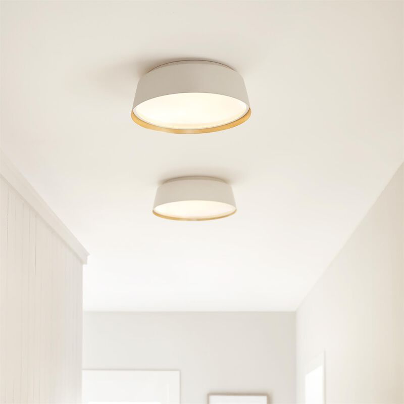 Ellen DeGeneres Asher 14 Inch 3 Light Flush Mount by Visual Comfort Studio