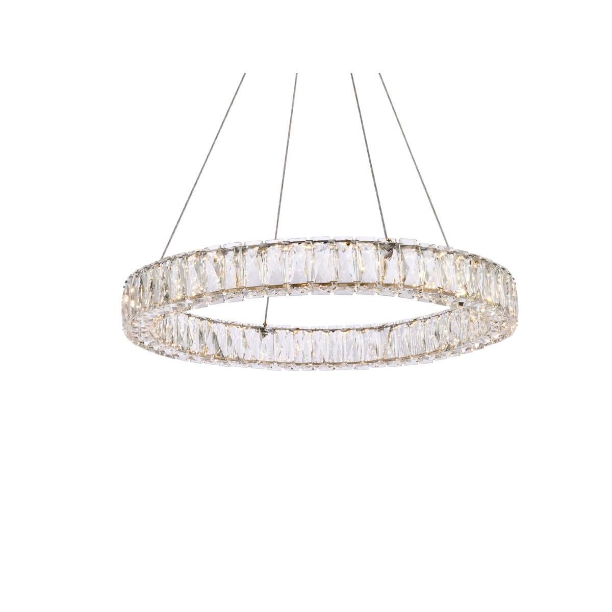 Elegant Lighting Monroe 26 Inch LED Large Pendant