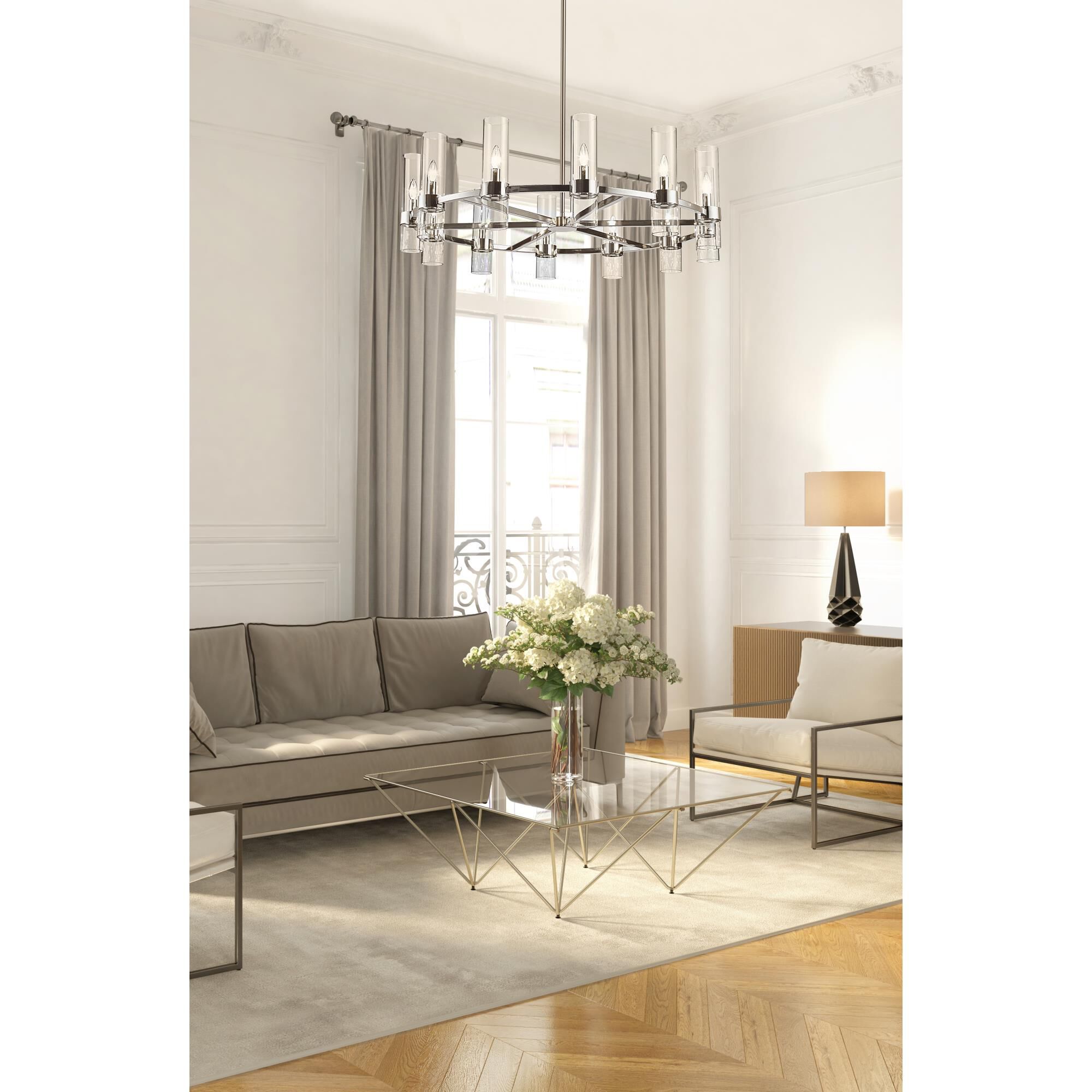 Datus 43 Inch 12 Light Chandelier by Z-Lite