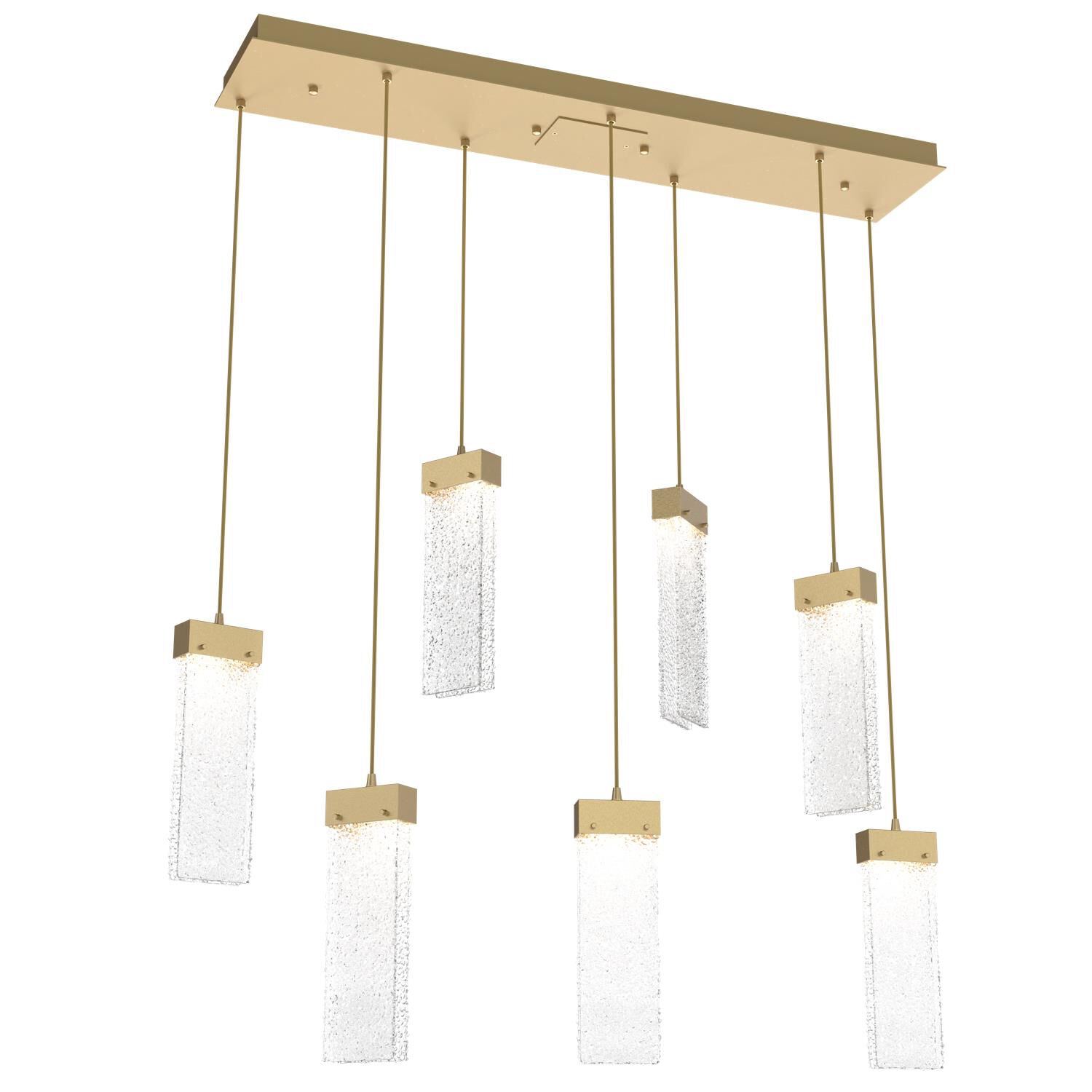 Parallel 44 Inch 7 Light LED Linear Suspension Light by Hammerton Studio