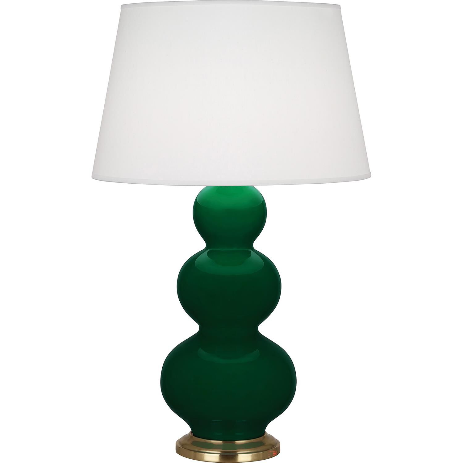 Triple Gourd 33 Inch Table Lamp by Robert Abbey