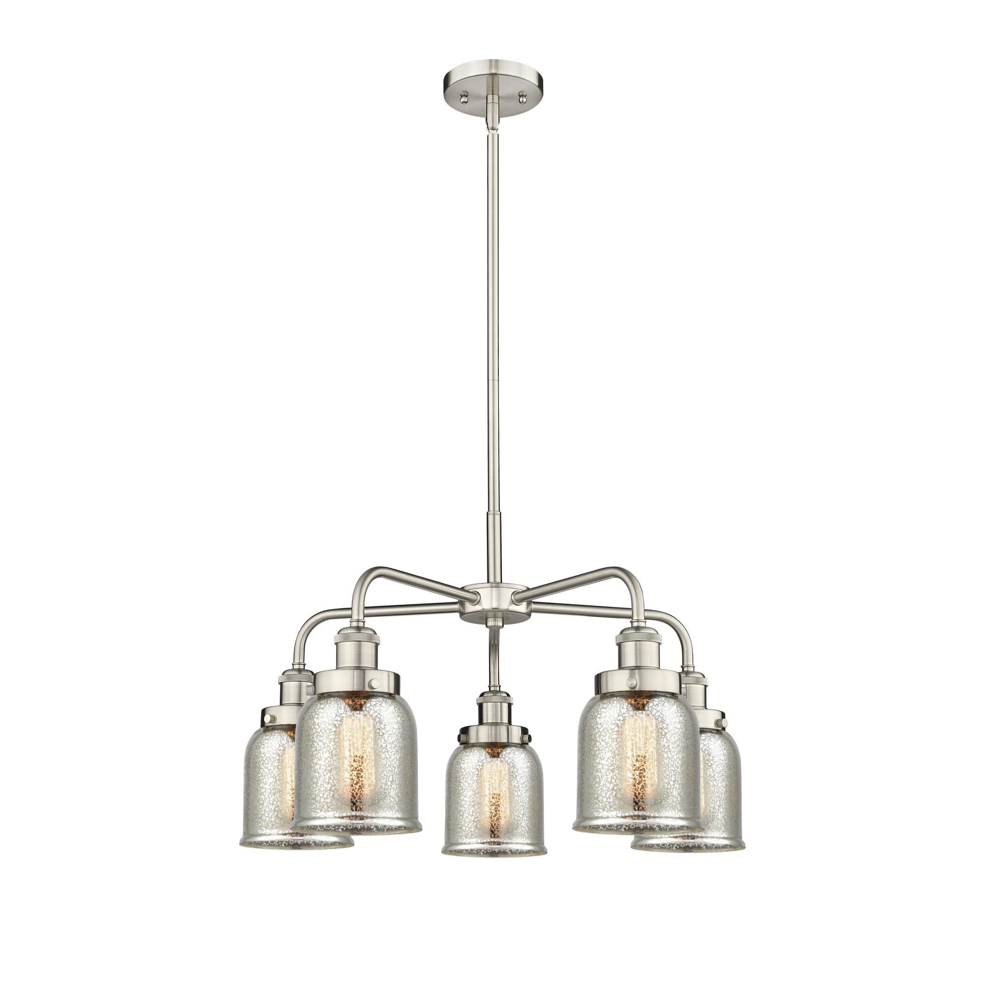 Shown in Satin Nickel finish and Silver Plated Mercury glass