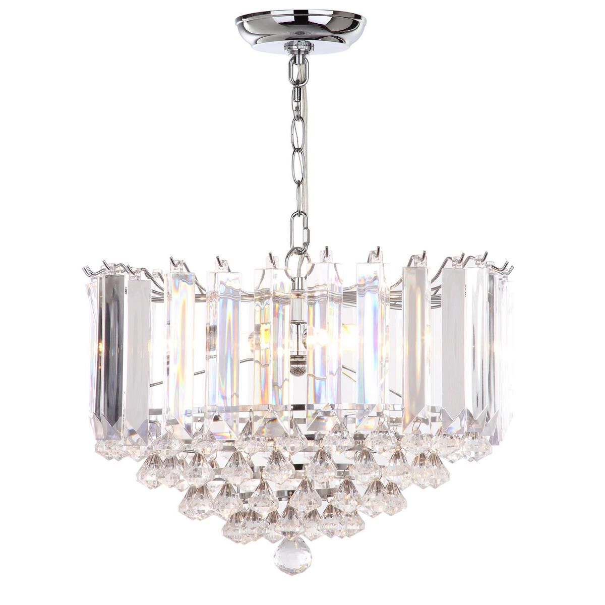 Hampton Glass 16 Inch Large Pendant by Safavieh