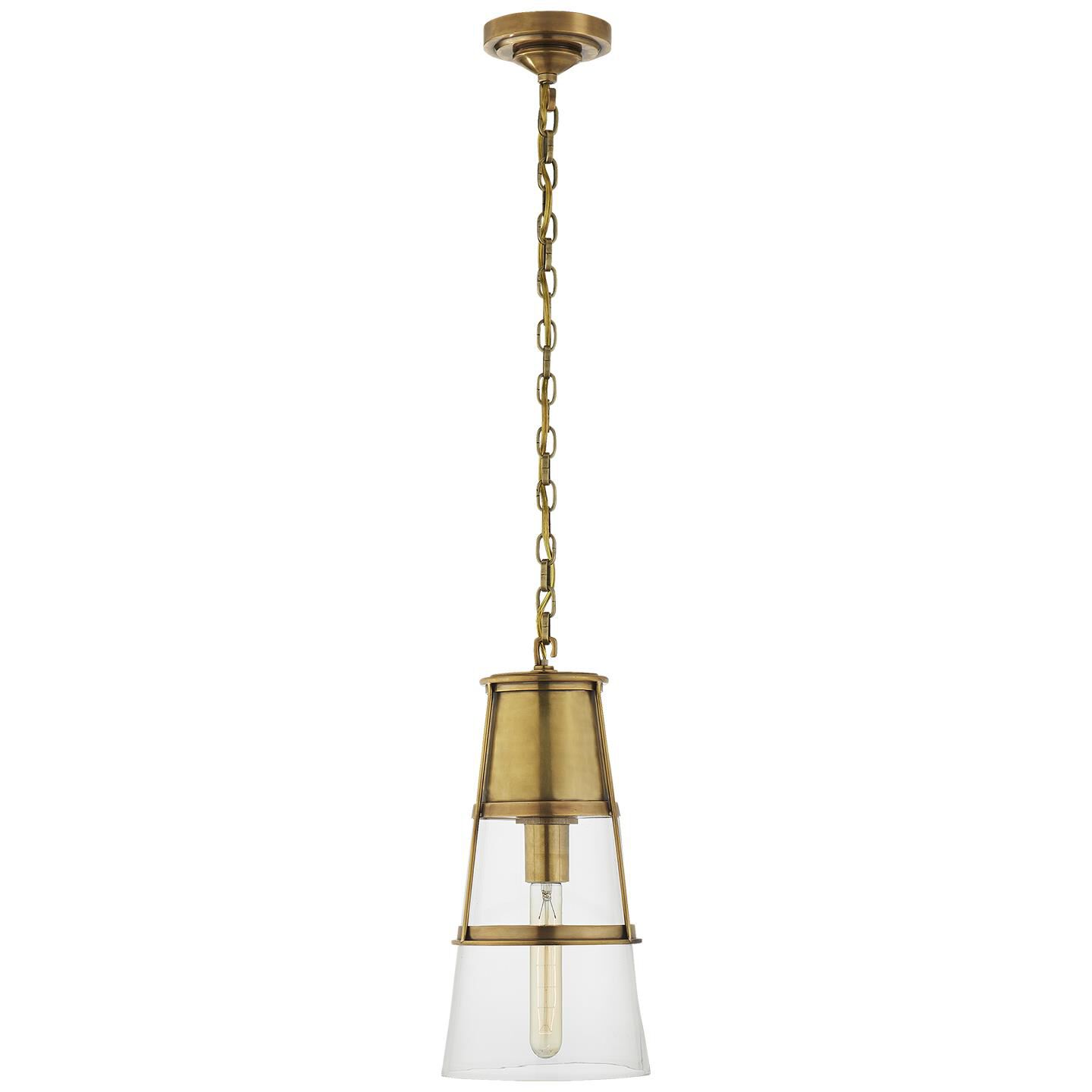 Visual Comfort Signature Collection Thomas O'Brien Robinson 7 Inch Mini Pendant - Clearance