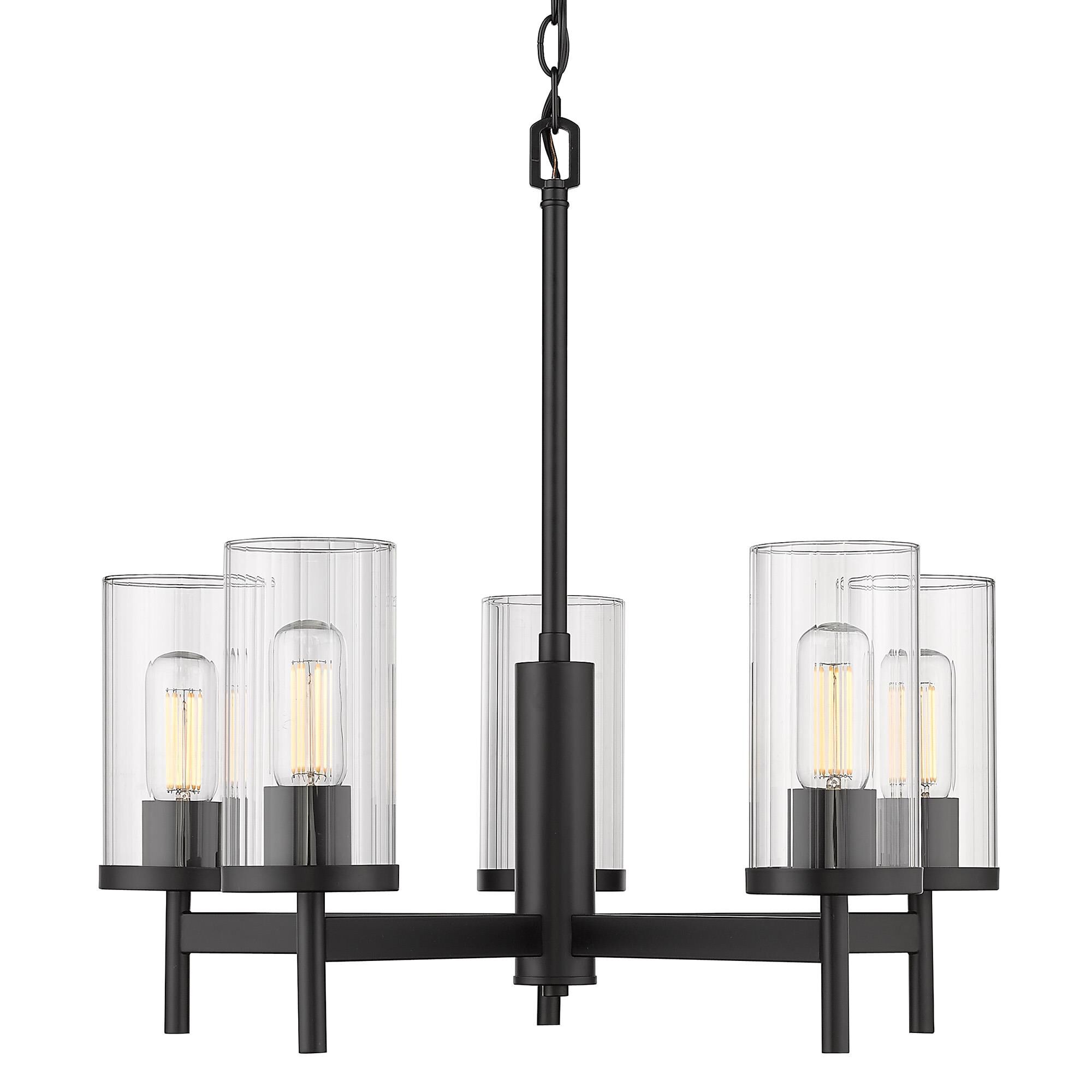 Winslett 23 Inch 5 Light Chandelier by Golden Lighting
