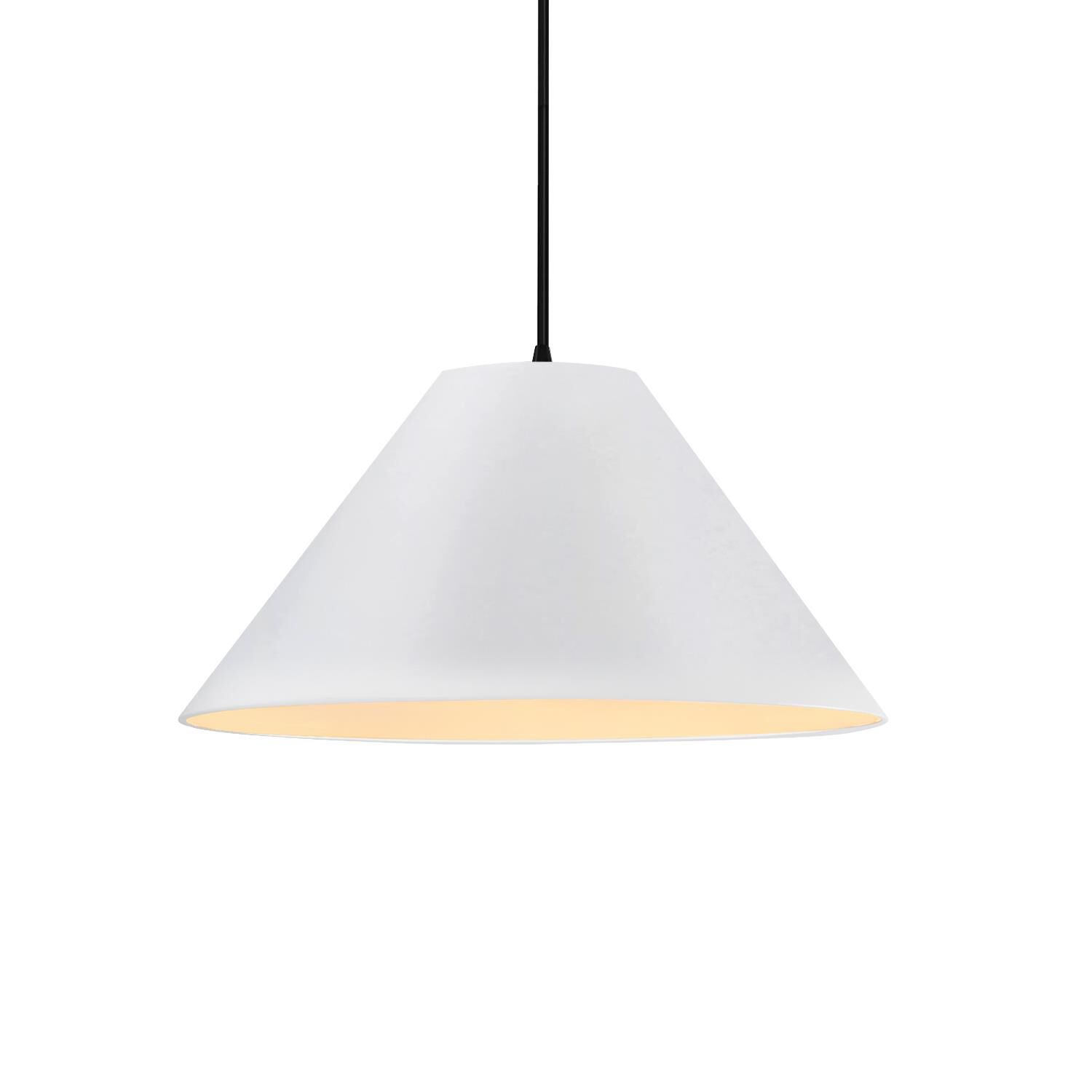 Shown in Matte Black finish and Bisque shade