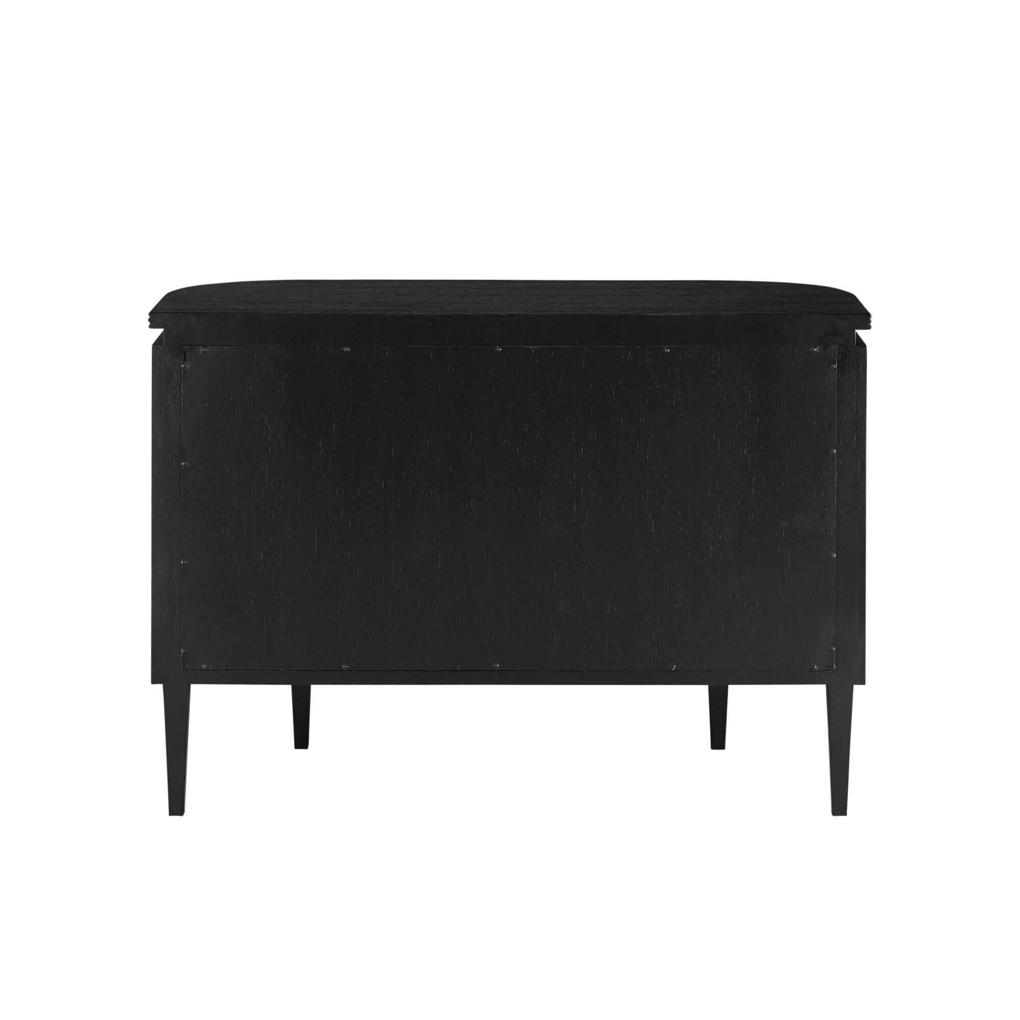 Shown in Caviar Black-Solid Antique Brass finish