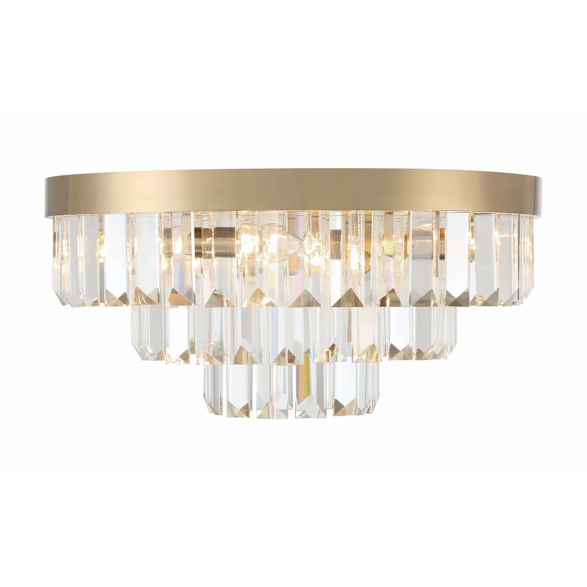 Hayes 18 Inch 8 Light Flush Mount by Crystorama