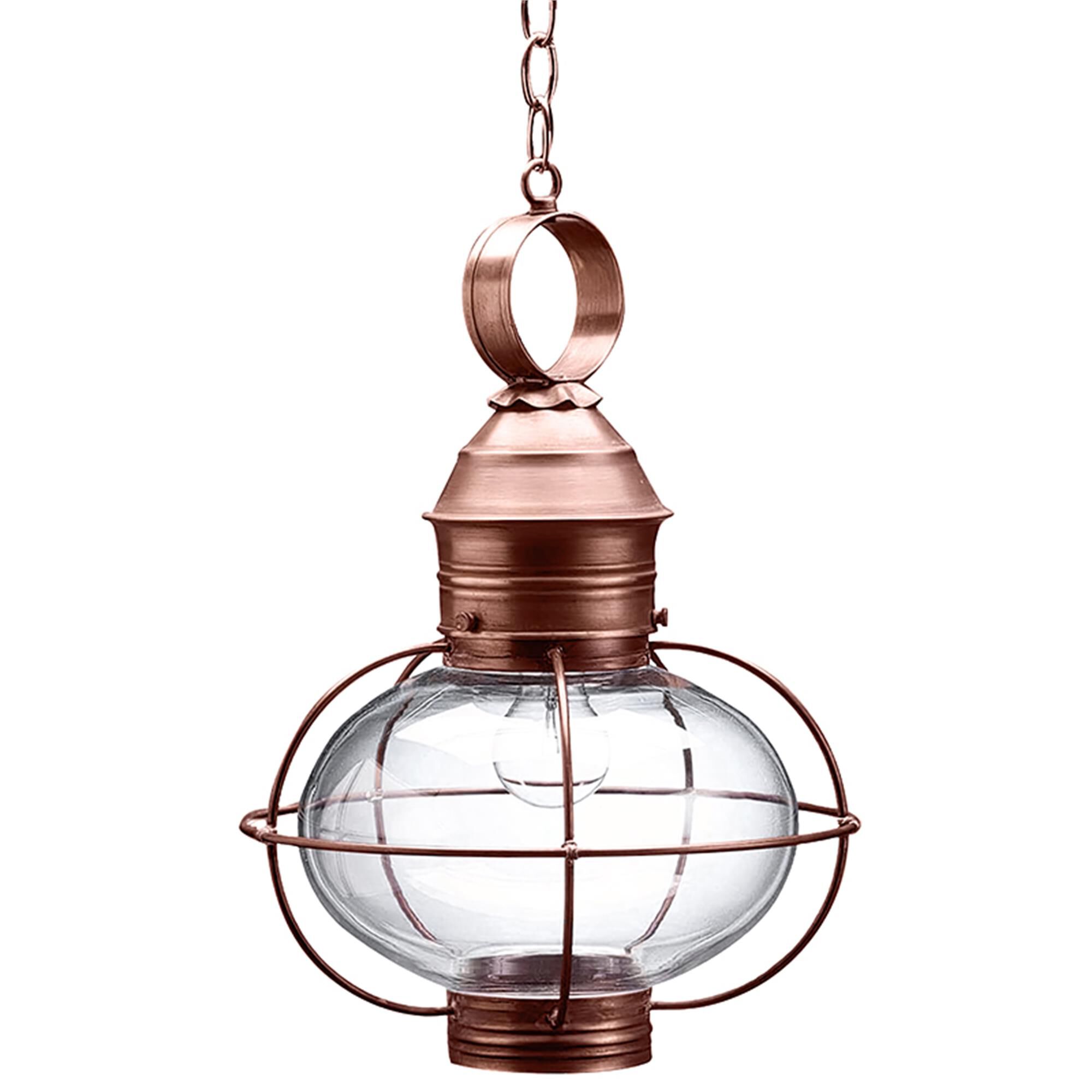 Onion 17 Inch 1 Light Outdoor Hanging Lantern,