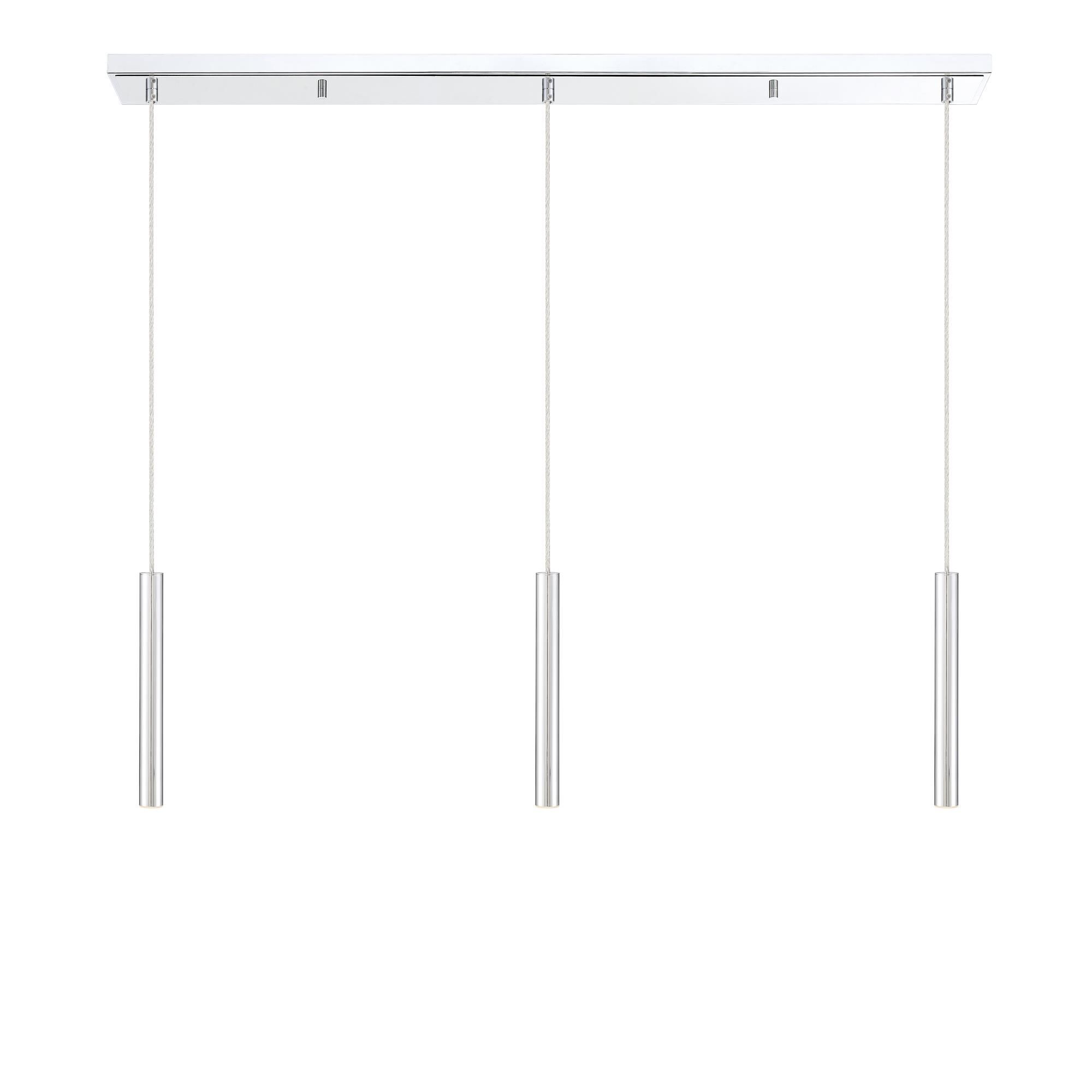 Shown in Chrome finish and Steel glass and Steel shade