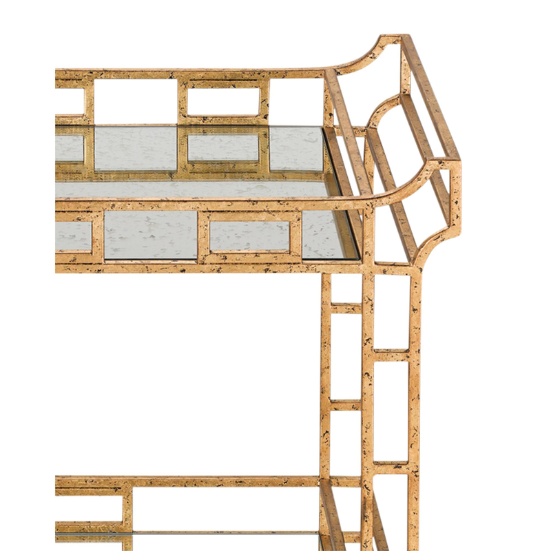 Odeon Bar Cart by Currey & Company